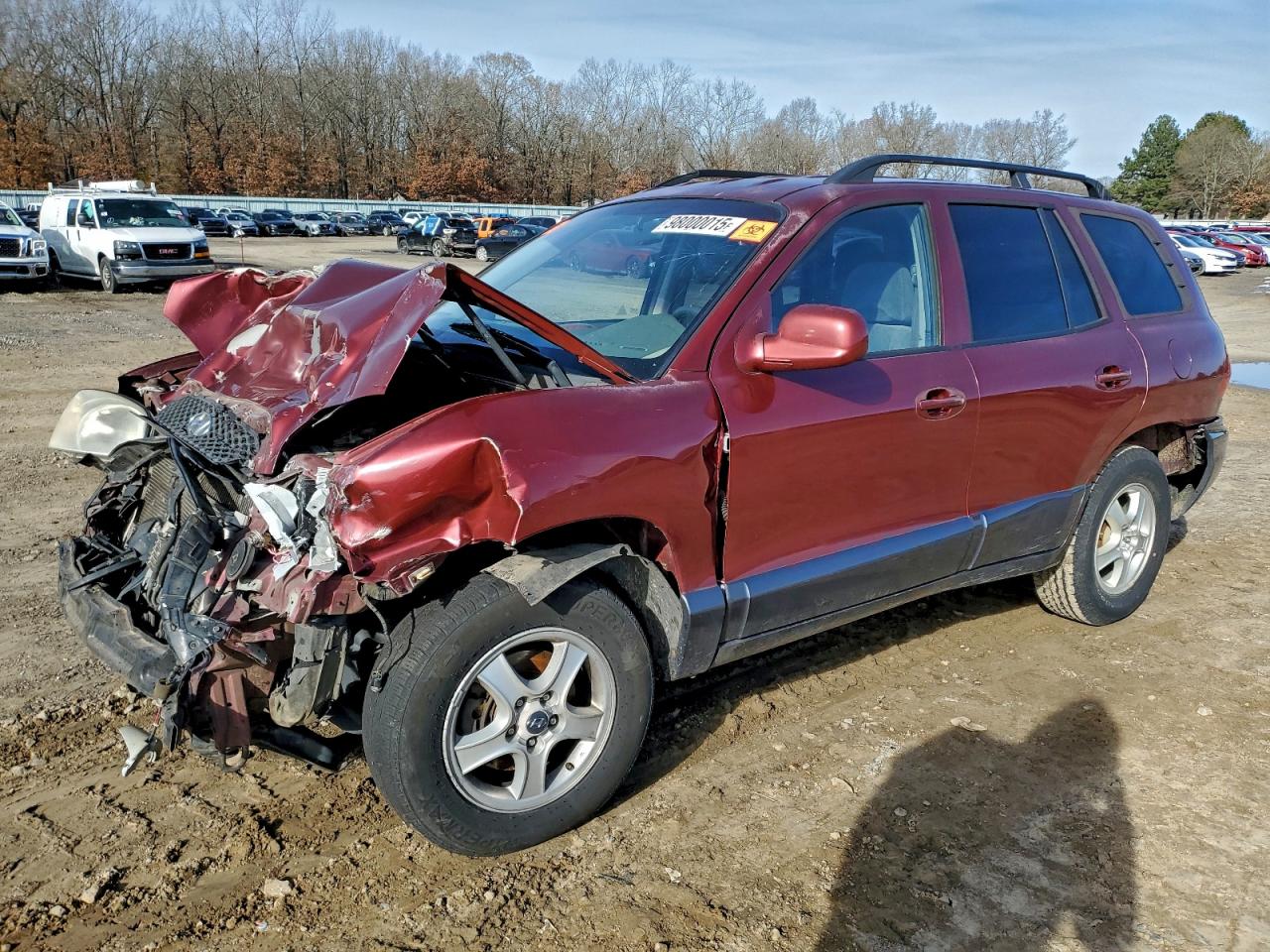 2003 Hyundai Santa Fe Gls Maroon vin: KM8SC13DX3U441874