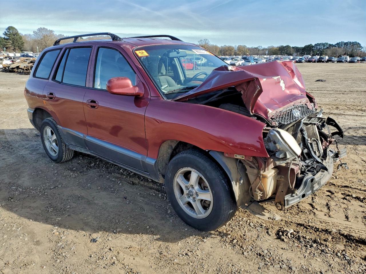 2003 Hyundai Santa Fe Gls Maroon vin: KM8SC13DX3U441874