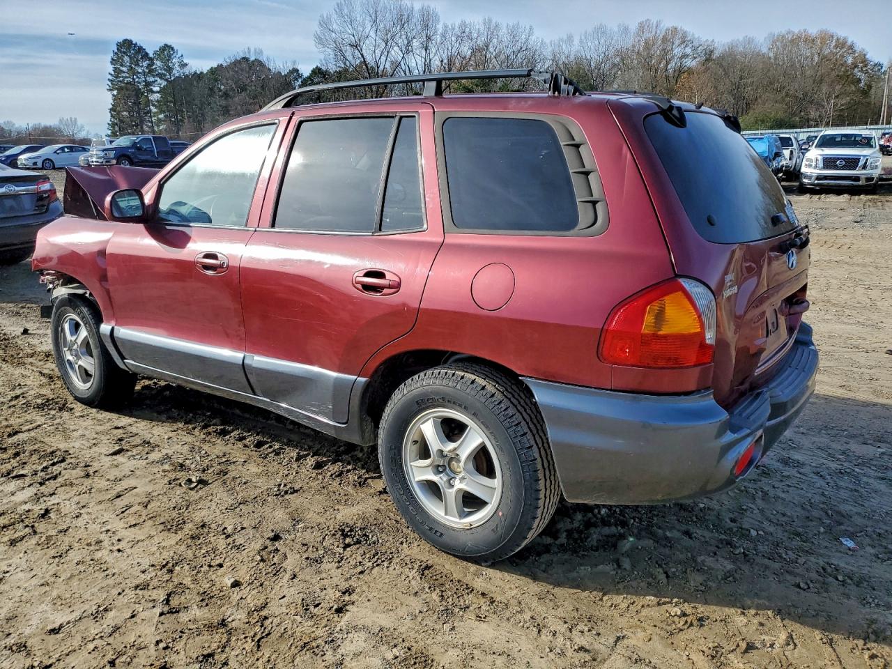 2003 Hyundai Santa Fe Gls Maroon vin: KM8SC13DX3U441874
