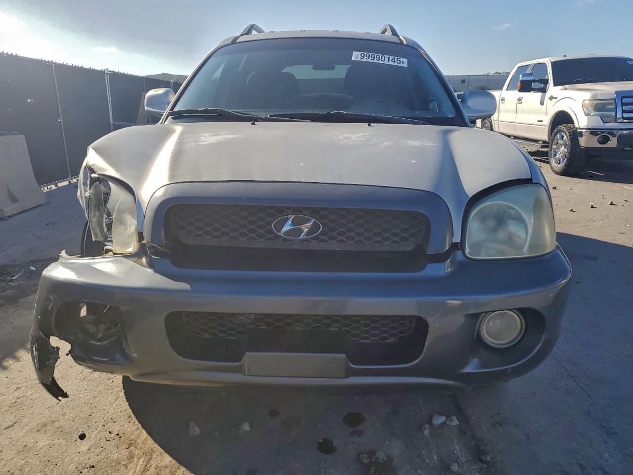 2003 Hyundai Santa Fe Gls Silver vin: KM8SC13DX3U551579