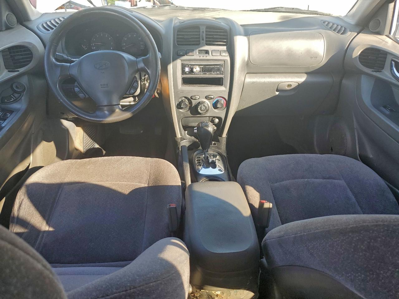 2003 Hyundai Santa Fe Gls Silver vin: KM8SC13DX3U551579