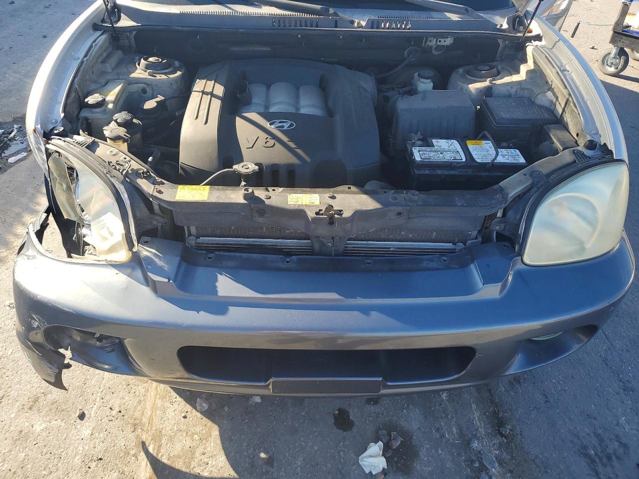 2003 Hyundai Santa Fe Gls Silver vin: KM8SC13DX3U551579