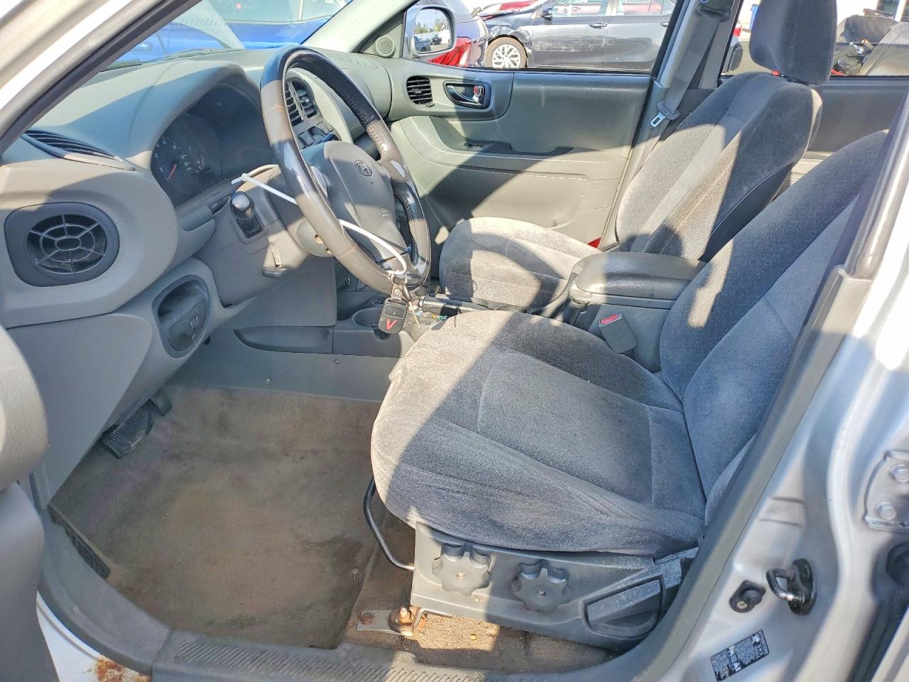 2004 Hyundai Santa Fe Gls Silver vin: KM8SC13DX4U727094