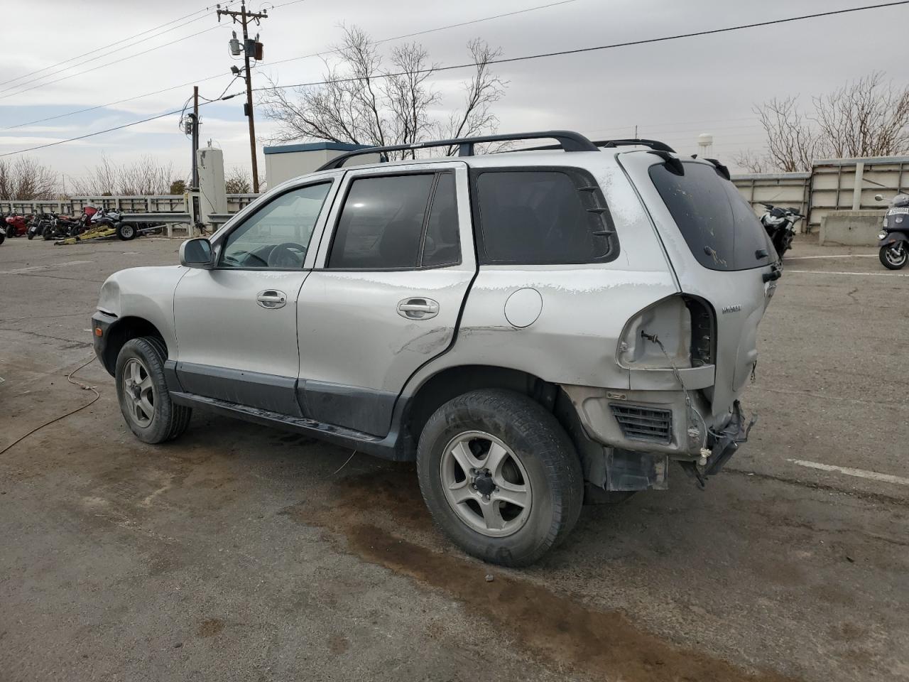 2004 Hyundai Santa Fe Gls Silver vin: KM8SC13DX4U771225