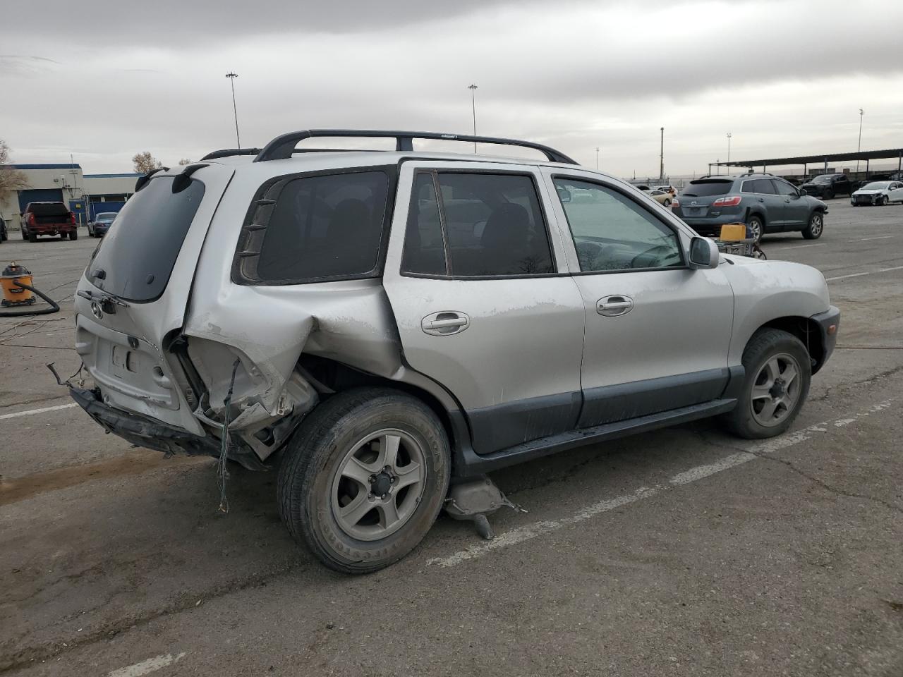 2004 Hyundai Santa Fe Gls Silver vin: KM8SC13DX4U771225