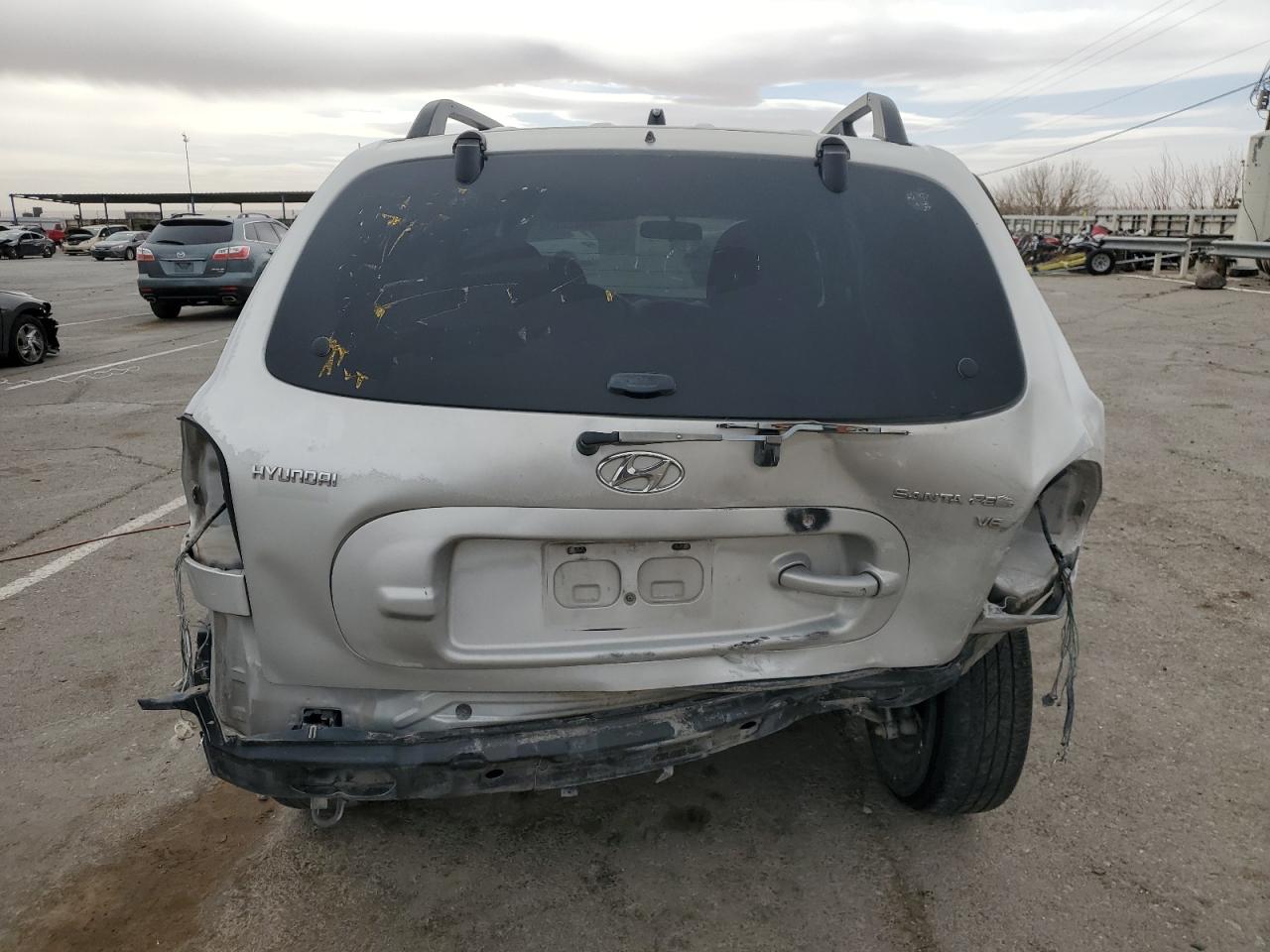 2004 Hyundai Santa Fe Gls Silver vin: KM8SC13DX4U771225