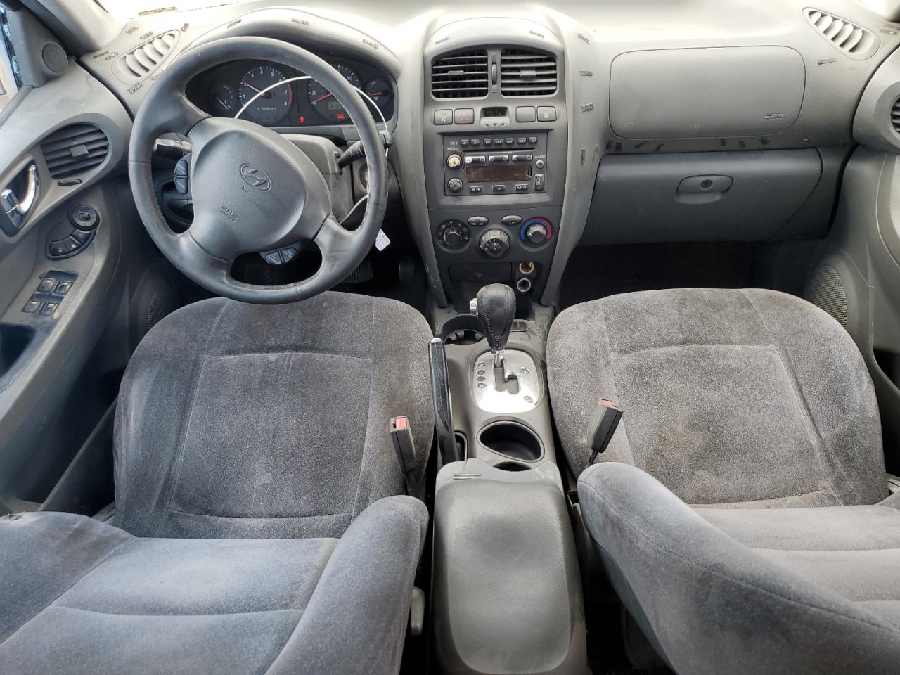 2004 Hyundai Santa Fe Gls Silver vin: KM8SC13DX4U771225
