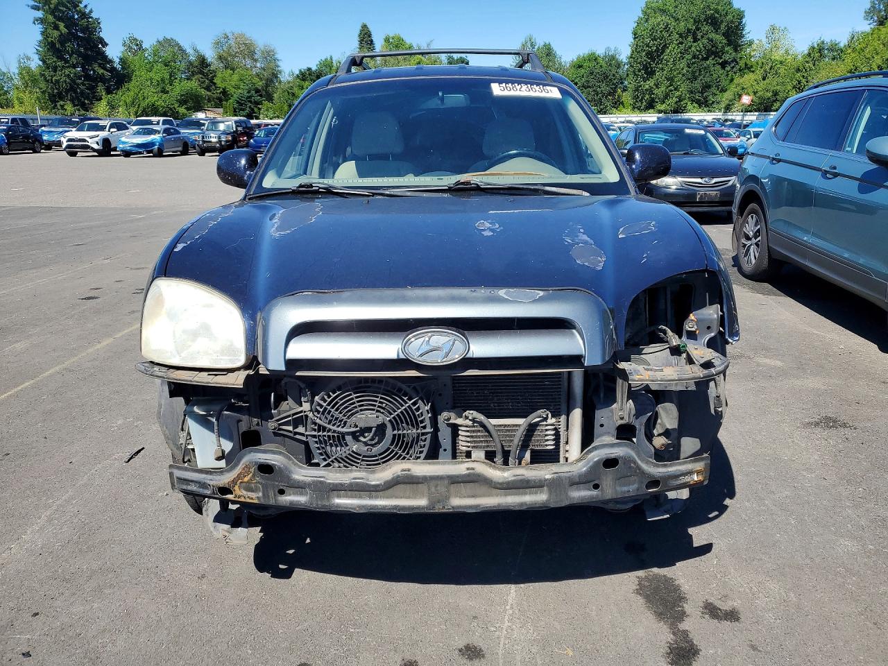 2005 Hyundai Santa Fe Gls Blue vin: KM8SC13DX5U908827