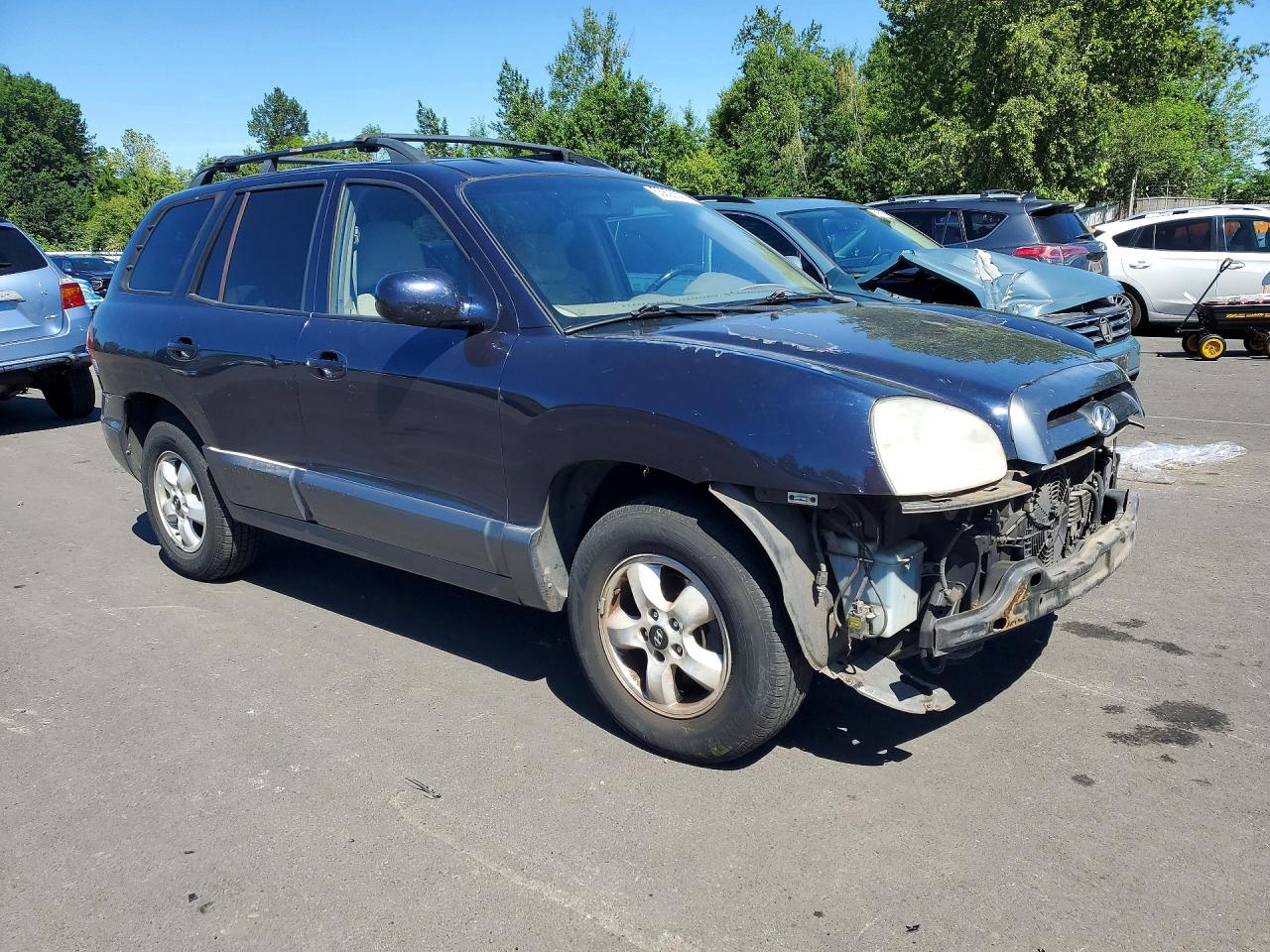 2005 Hyundai Santa Fe Gls Blue vin: KM8SC13DX5U908827