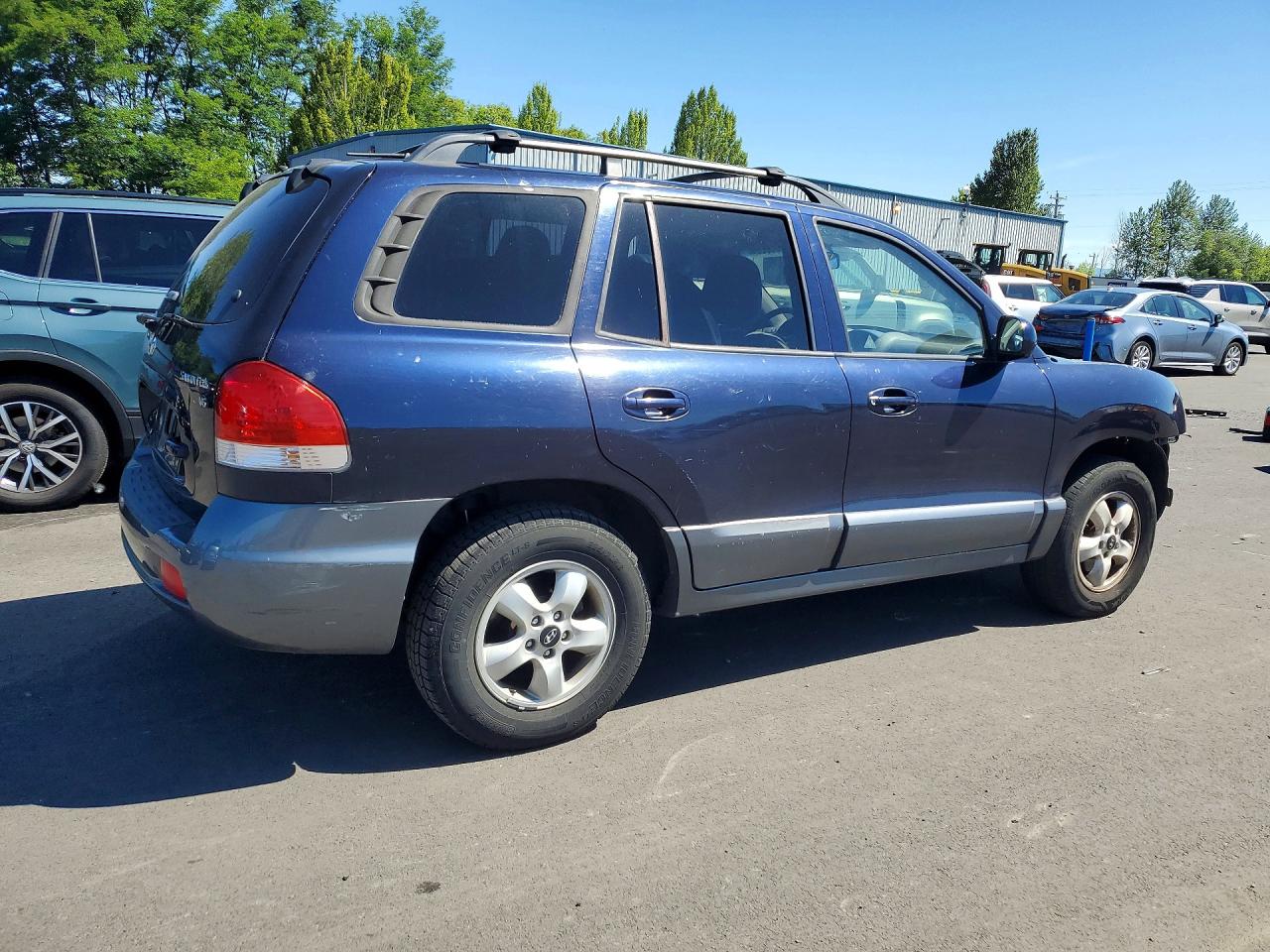 2005 Hyundai Santa Fe Gls Blue vin: KM8SC13DX5U908827