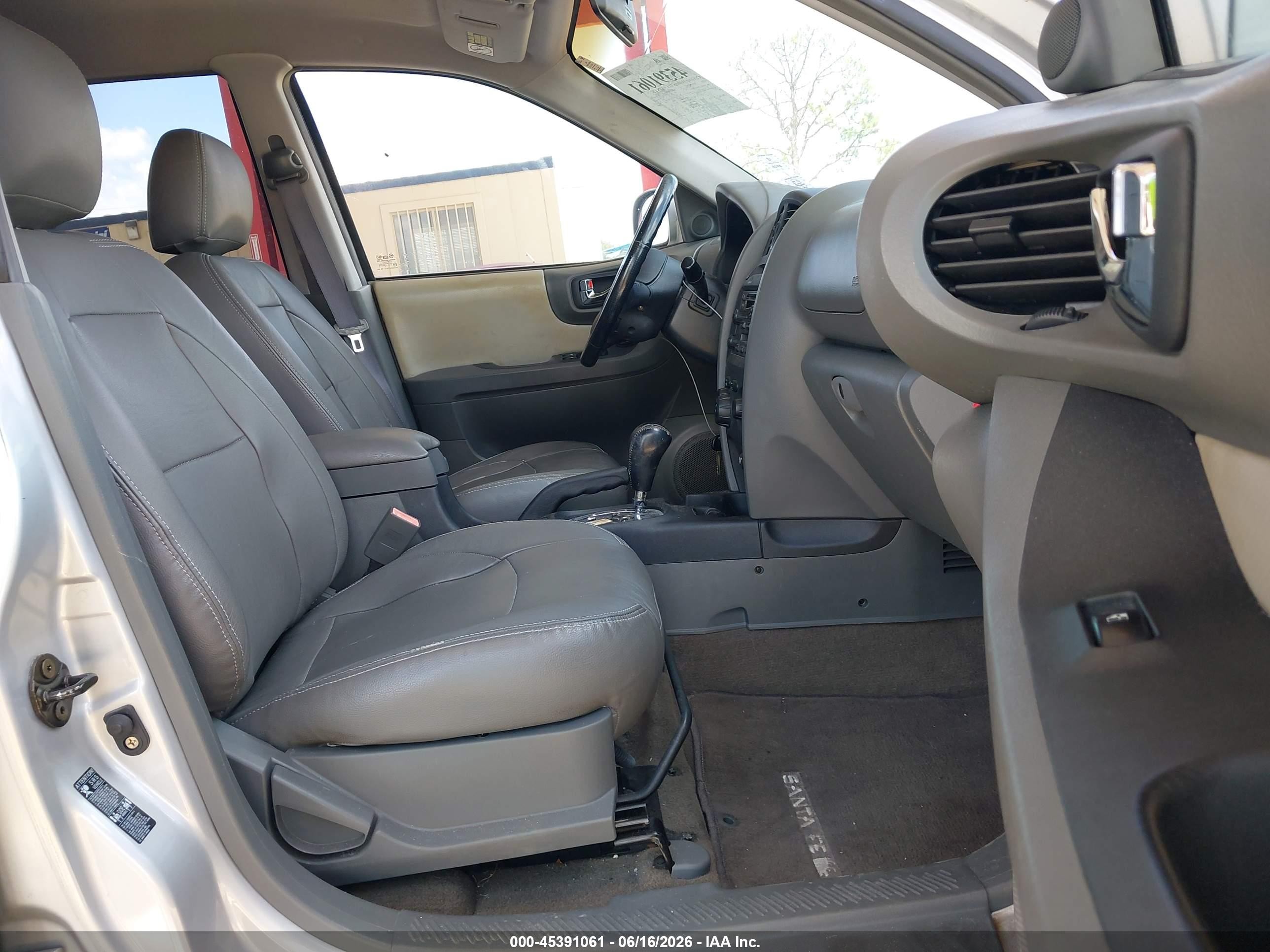 2005 Hyundai Santa Fe Gls Серебряный vin: KM8SC13DX5U937714