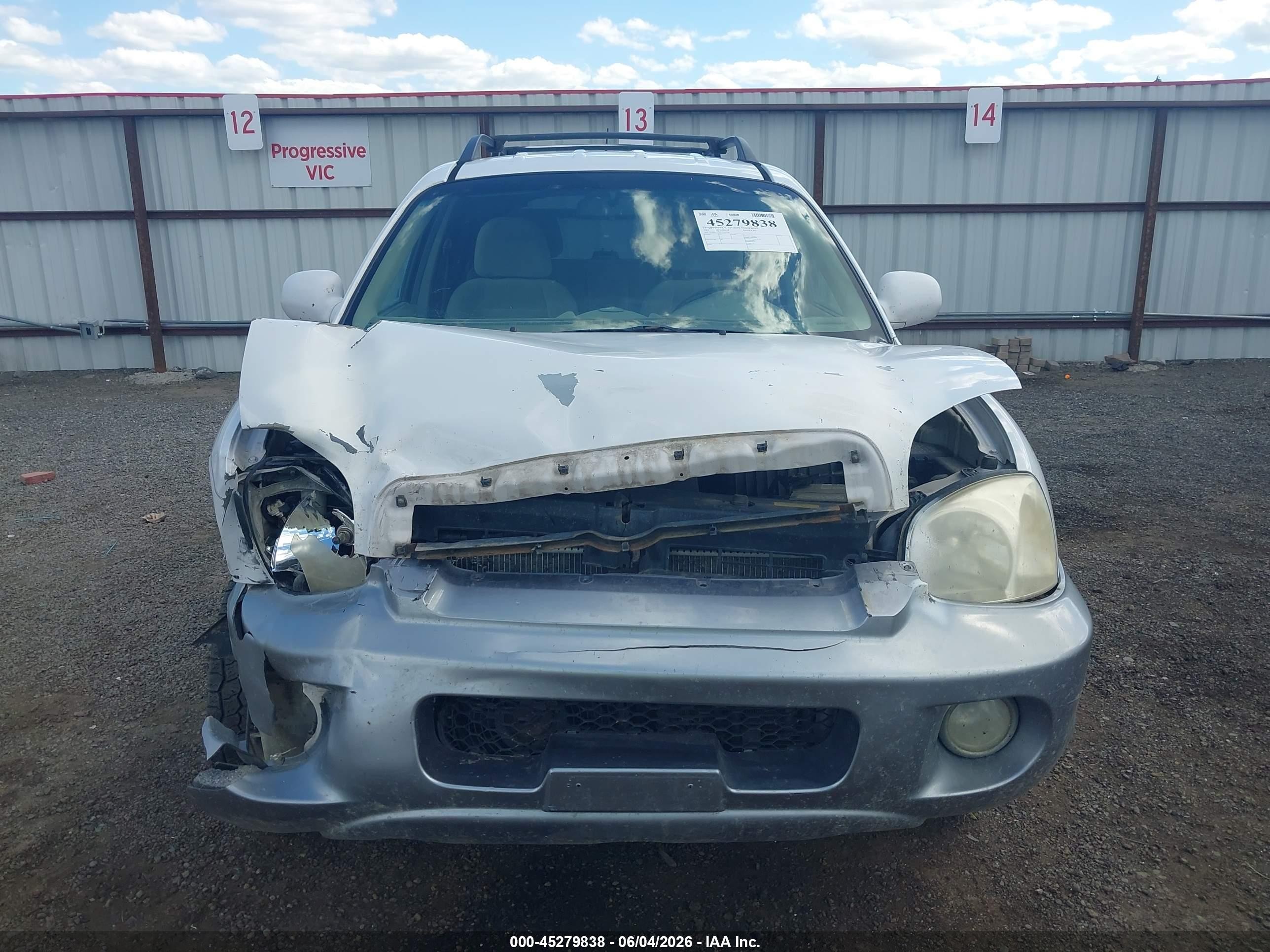 2005 Hyundai Santa Fe Gls White vin: KM8SC13DX5U947661