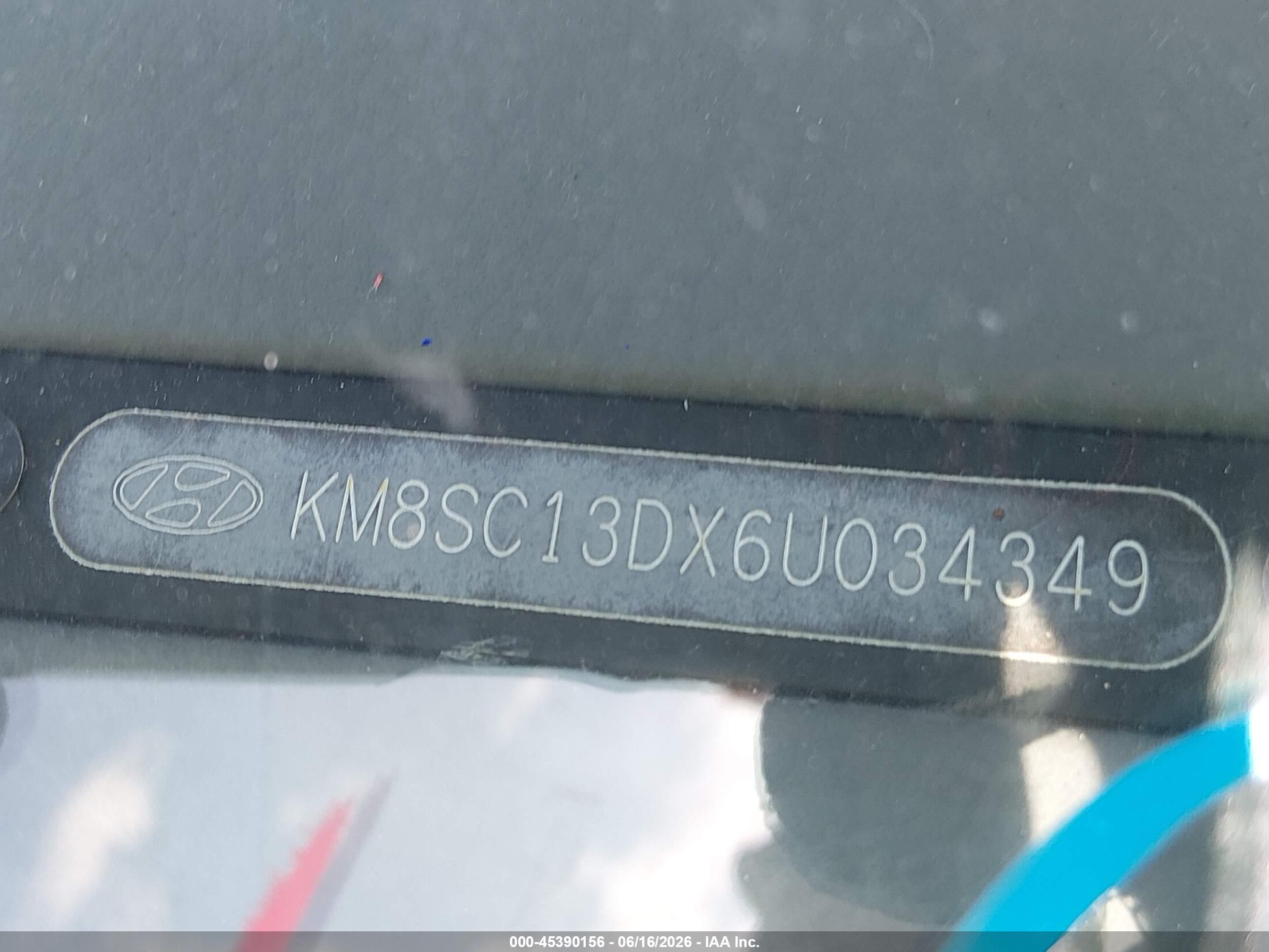 2006 Hyundai Santa Fe Gls Silver vin: KM8SC13DX6U034349
