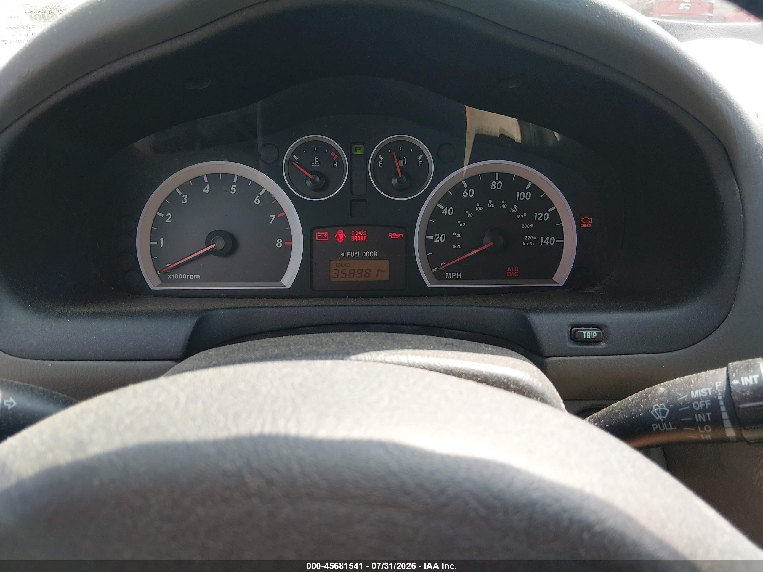 2006 Hyundai Santa Fe Gls White vin: KM8SC13DX6U059381