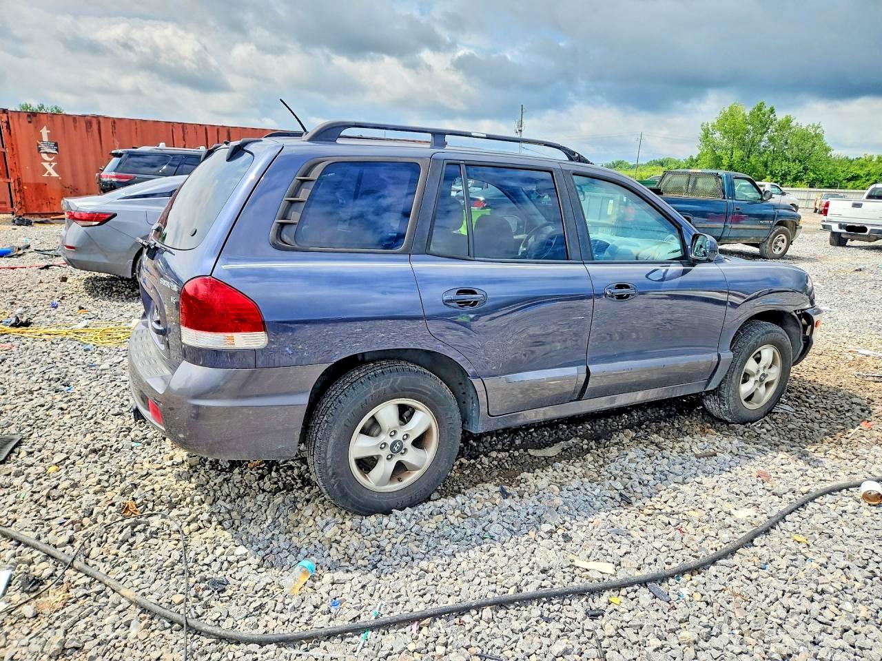 2006 Hyundai Santa Fe Gls Blue vin: KM8SC13DX6U105131