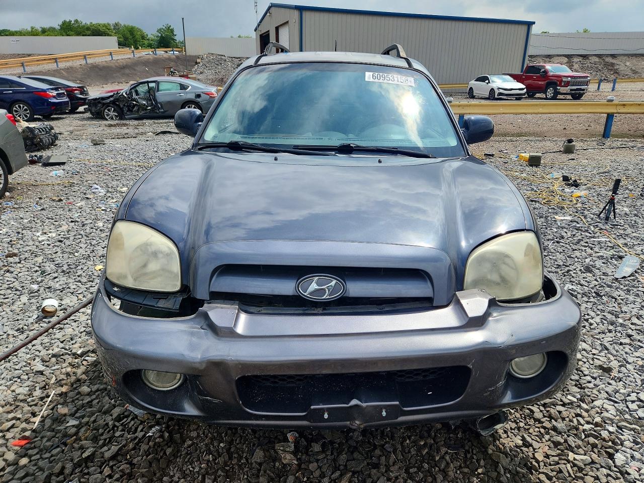 2006 Hyundai Santa Fe Gls Blue vin: KM8SC13DX6U105131