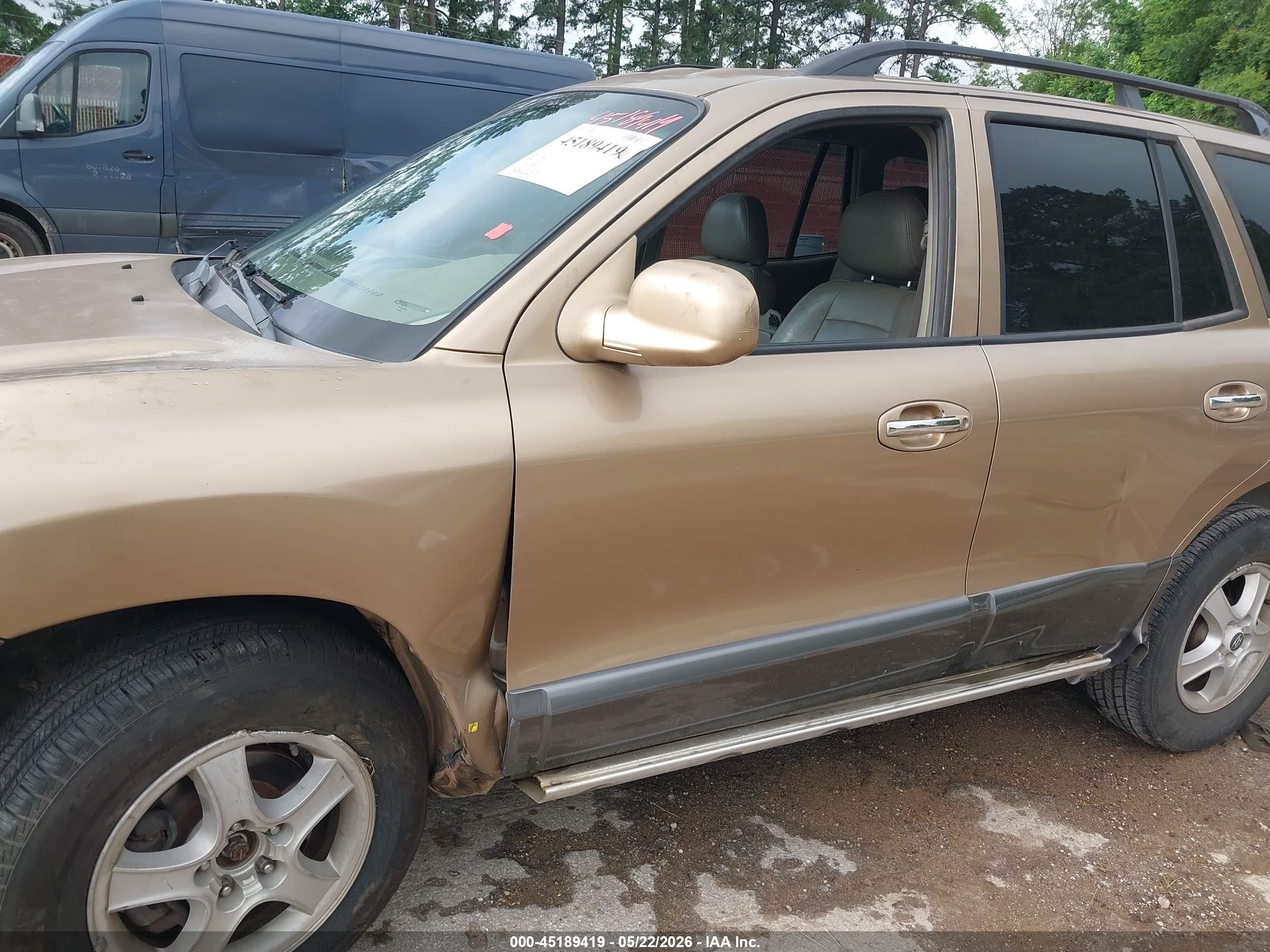 2003 Hyundai Santa Fe Gls/lx Желто-коричневый vin: KM8SC13E03U544732