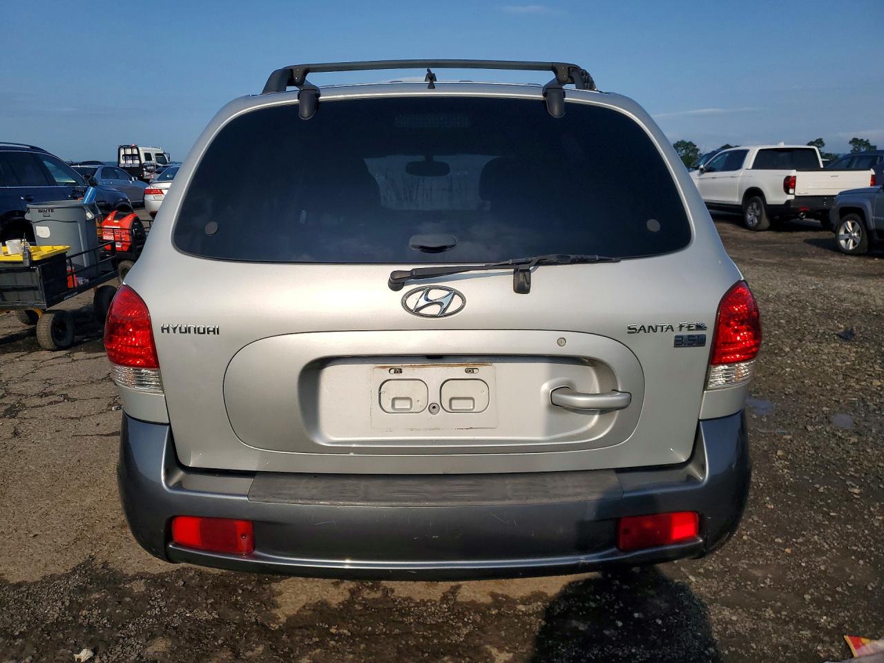 2005 Hyundai Santa Fe Gls Серебряный vin: KM8SC13E05U883428