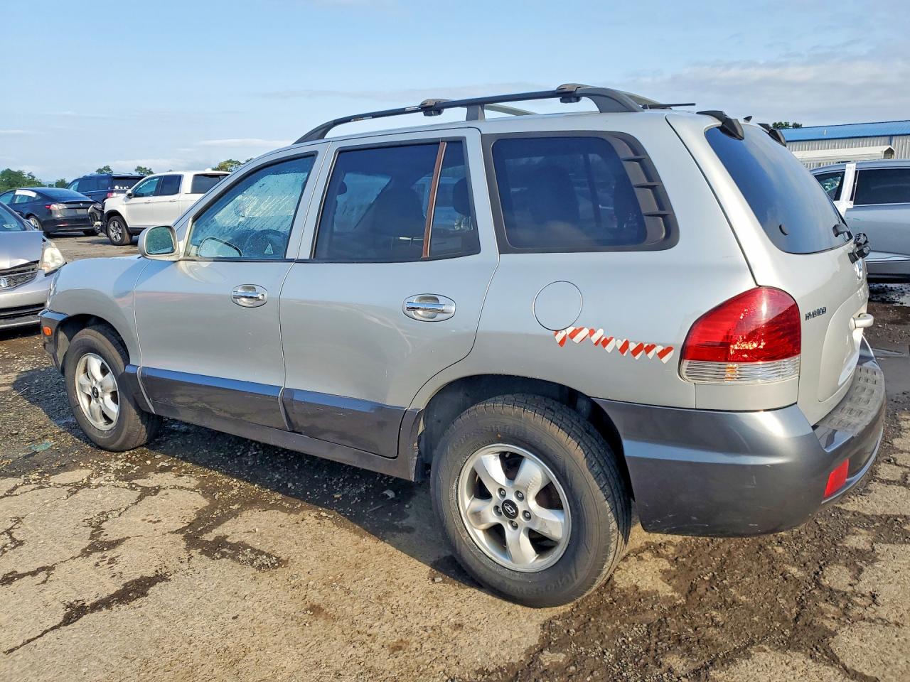 2005 Hyundai Santa Fe Gls Серебряный vin: KM8SC13E05U883428