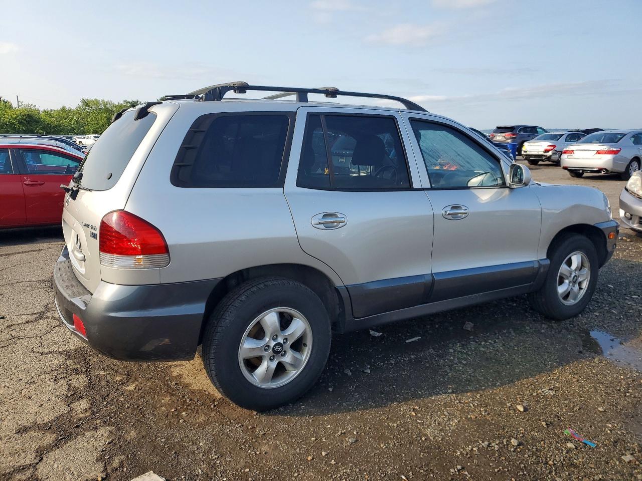 2005 Hyundai Santa Fe Gls Серебряный vin: KM8SC13E05U883428