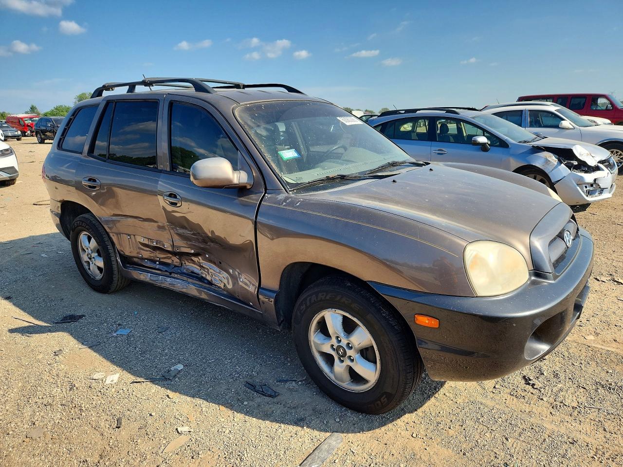 2005 Hyundai Santa Fe Gls/lx Tan vin: KM8SC13E05U962226