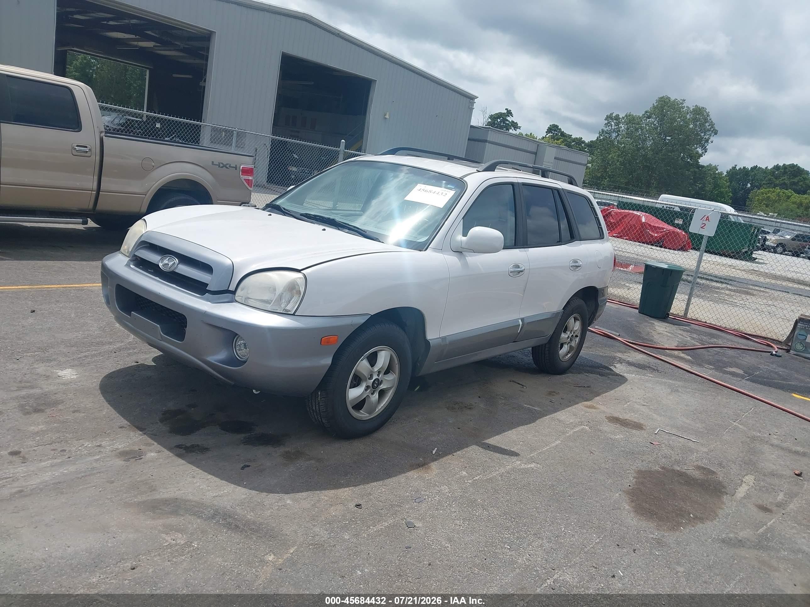 2006 Hyundai Santa Fe Gls/limited White vin: KM8SC13E06U044994