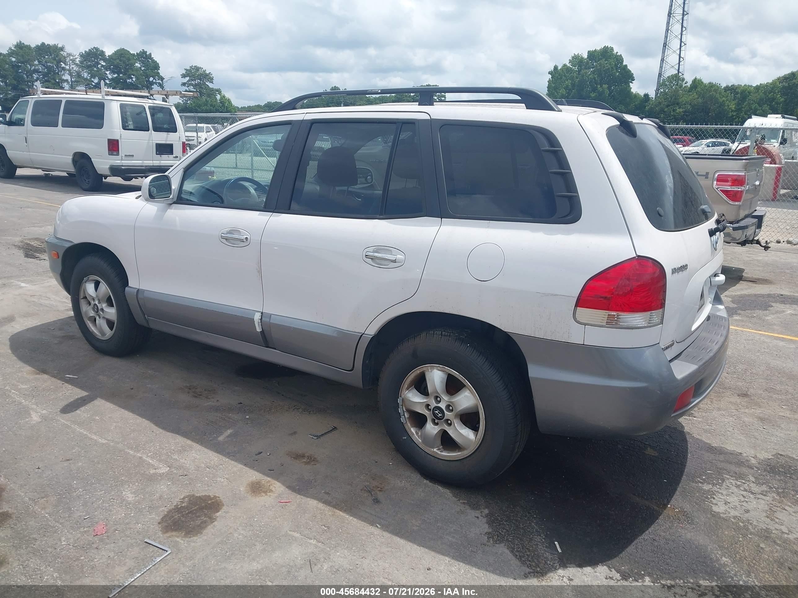 2006 Hyundai Santa Fe Gls/limited White vin: KM8SC13E06U044994