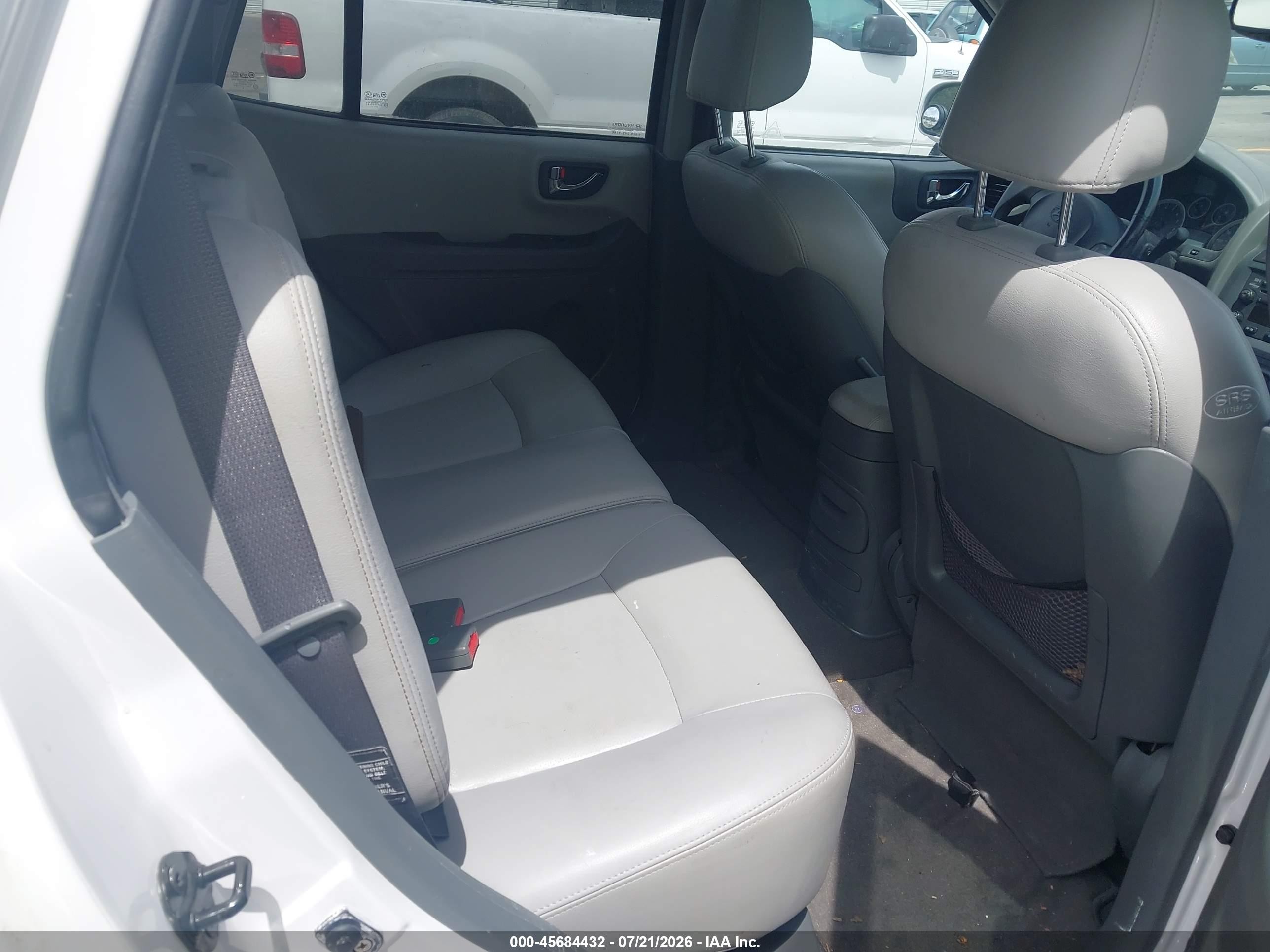2006 Hyundai Santa Fe Gls/limited White vin: KM8SC13E06U044994