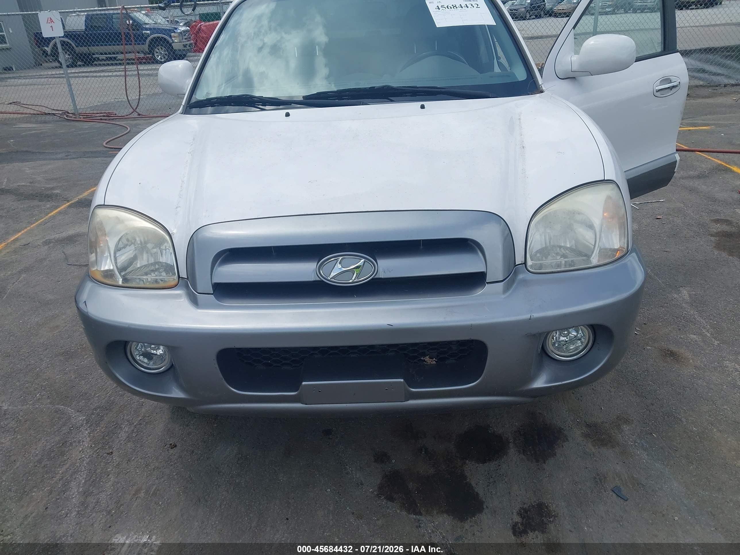 2006 Hyundai Santa Fe Gls/limited White vin: KM8SC13E06U044994
