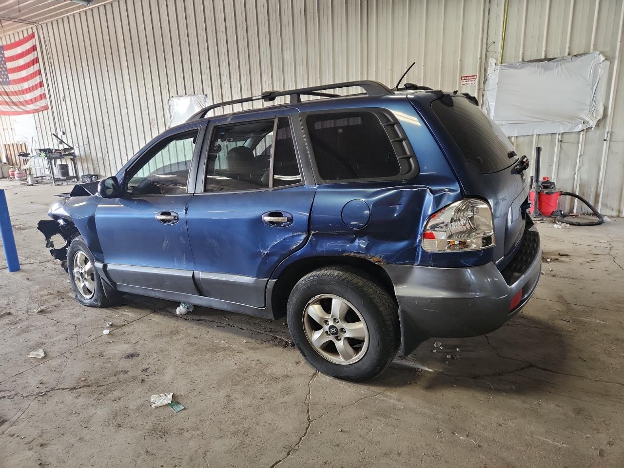2006 Hyundai Santa Fe Gls Blue vin: KM8SC13E06U093029
