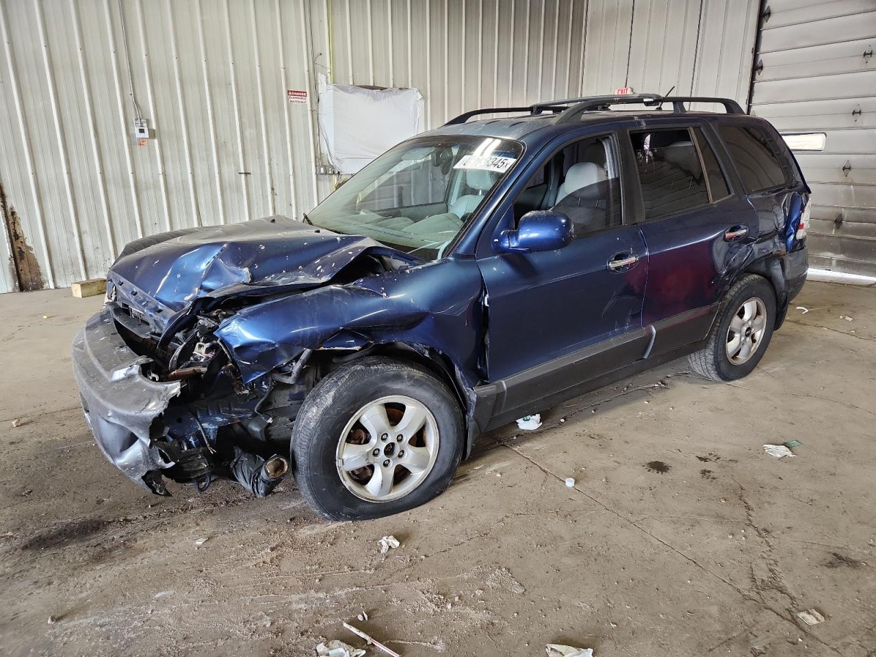 2006 Hyundai Santa Fe Gls Blue vin: KM8SC13E06U093029