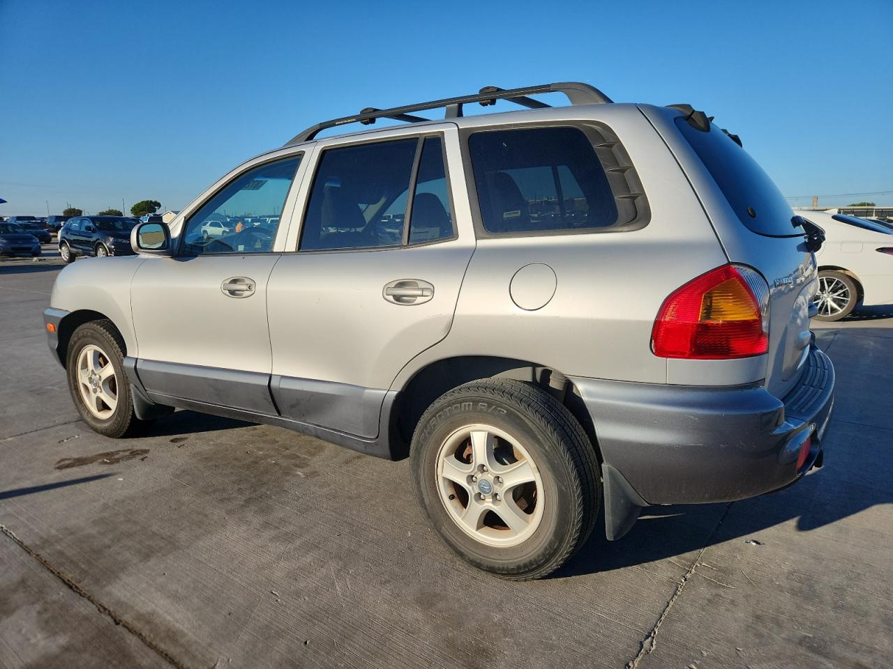 2003 Hyundai Santa Fe Gls Silver vin: KM8SC13E13U460984