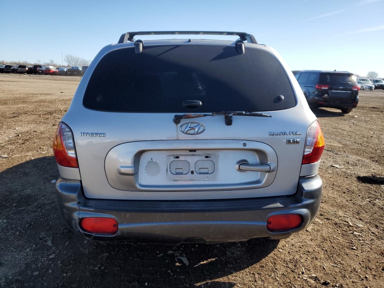 2004 Hyundai Santa Fe Gls Серебряный vin: KM8SC13E14U644341
