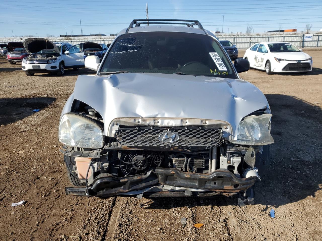 2004 Hyundai Santa Fe Gls Серебряный vin: KM8SC13E14U644341