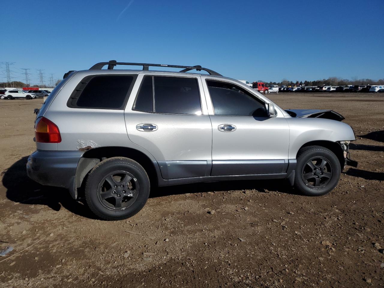 2004 Hyundai Santa Fe Gls Серебряный vin: KM8SC13E14U644341