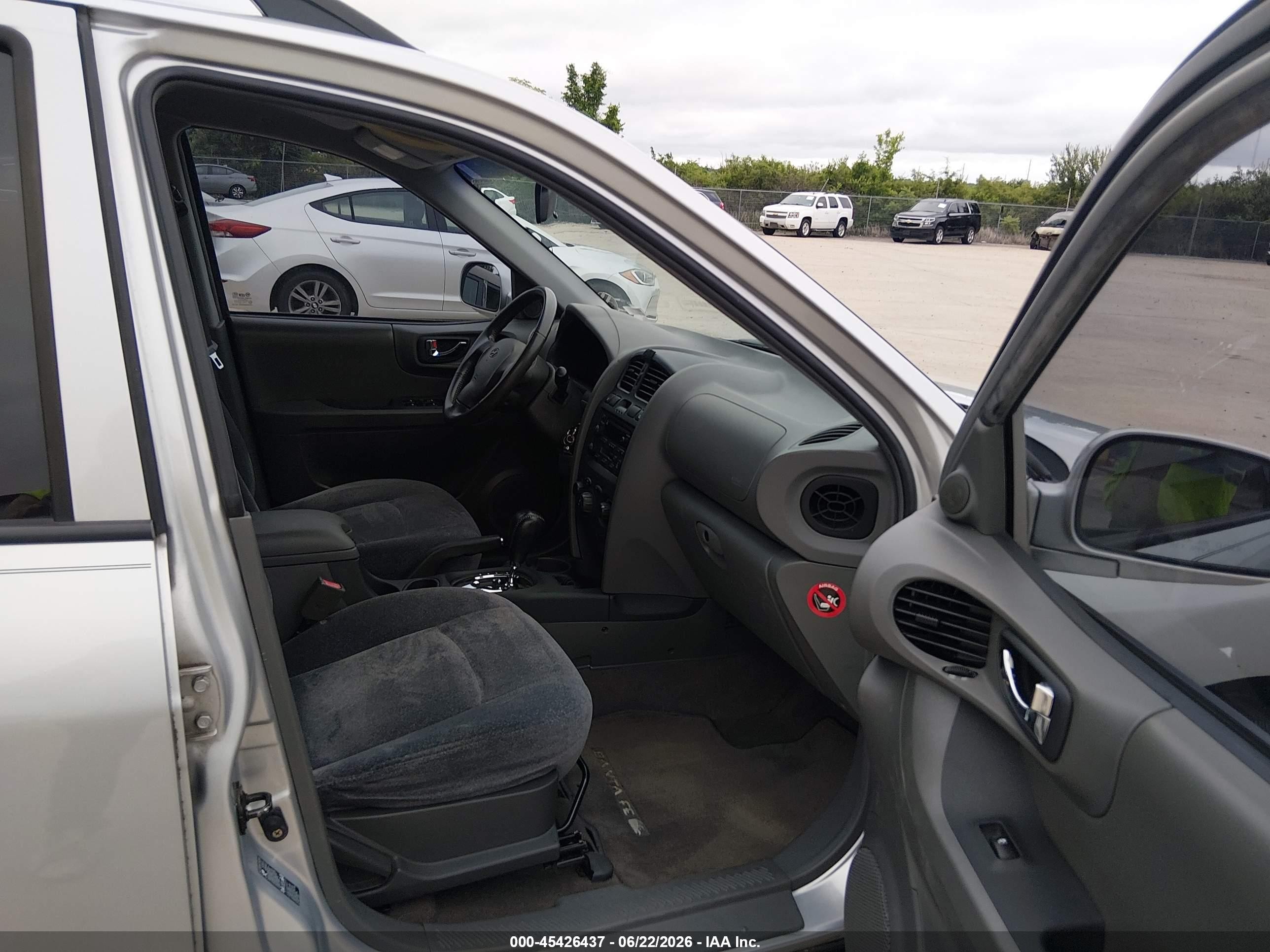 2004 Hyundai Santa Fe Gls/lx Gray vin: KM8SC13E14U651452