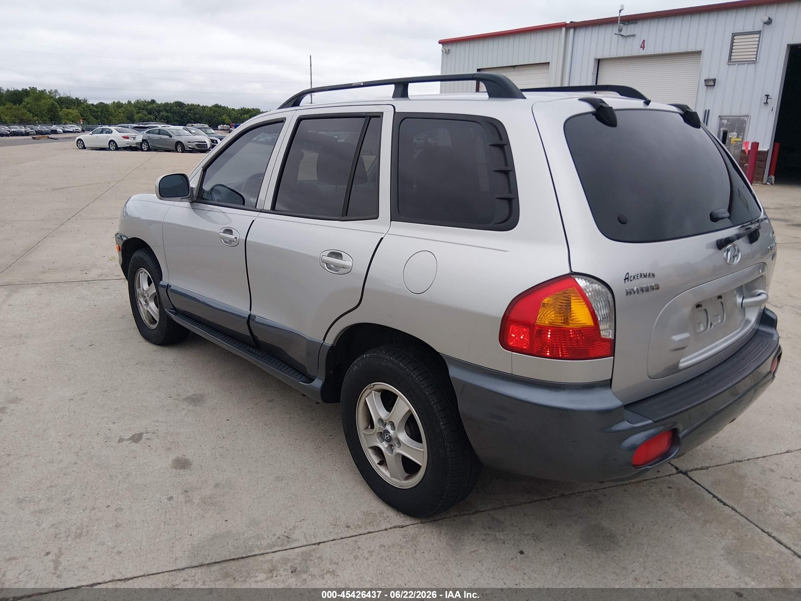 2004 Hyundai Santa Fe Gls/lx Gray vin: KM8SC13E14U651452