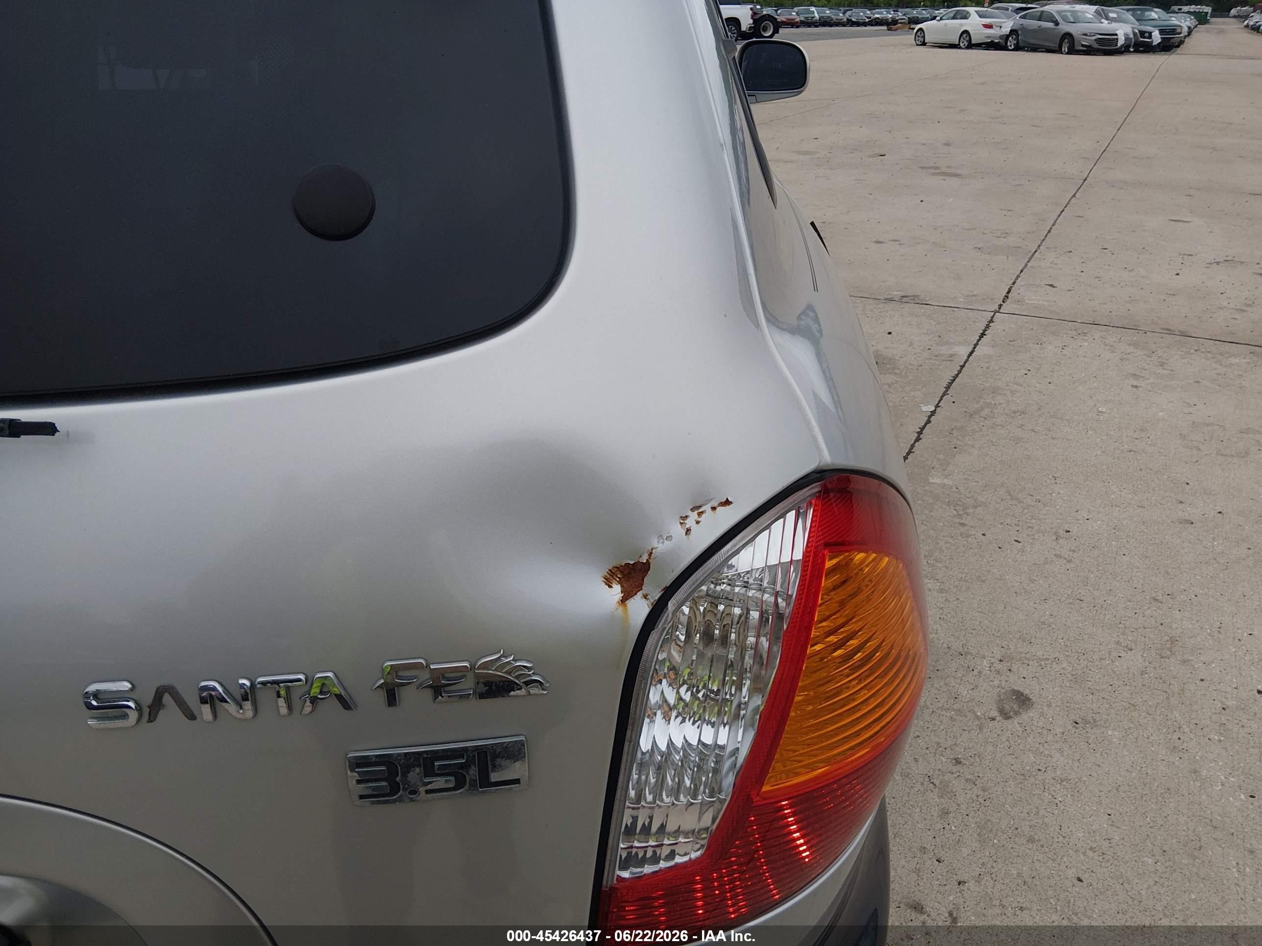 2004 Hyundai Santa Fe Gls/lx Gray vin: KM8SC13E14U651452