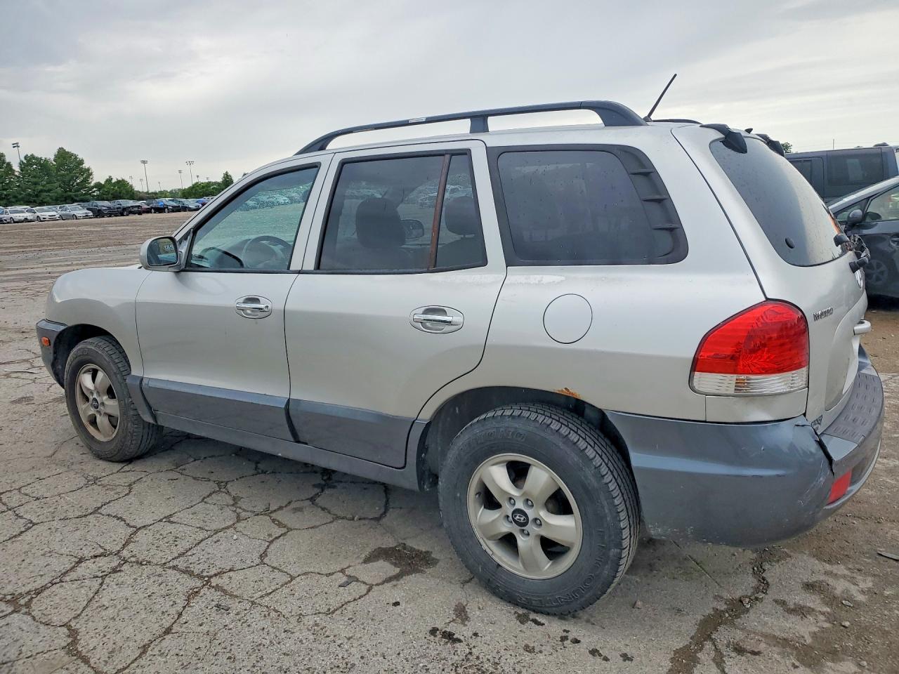 2005 Hyundai Santa Fe Gls Silver vin: KM8SC13E15U858358