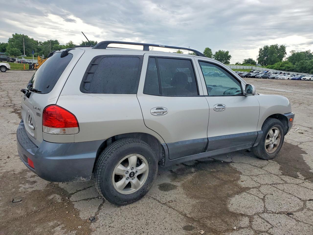 2005 Hyundai Santa Fe Gls Silver vin: KM8SC13E15U858358