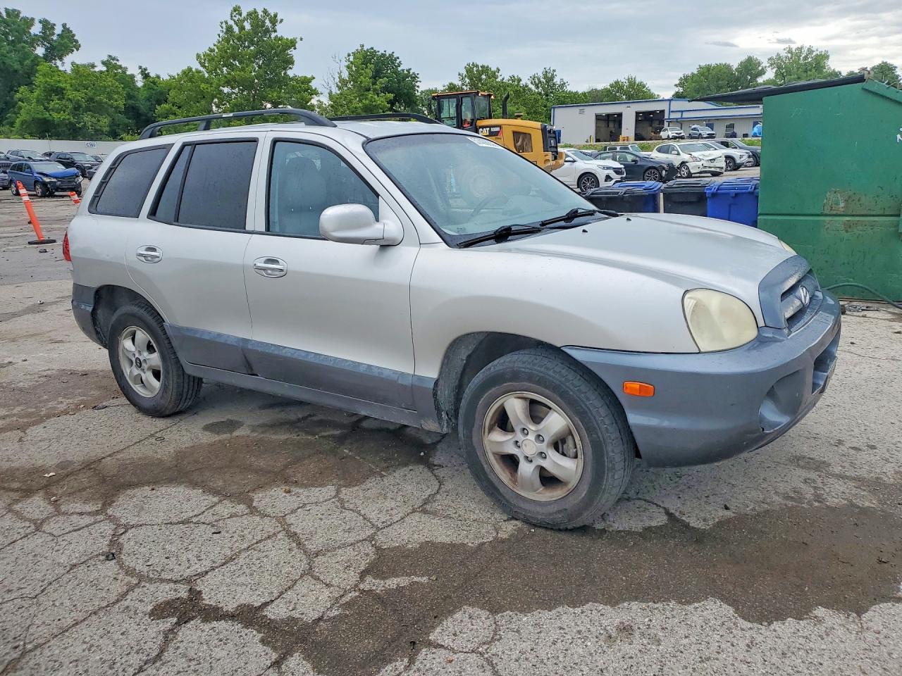 2005 Hyundai Santa Fe Gls Silver vin: KM8SC13E15U858358
