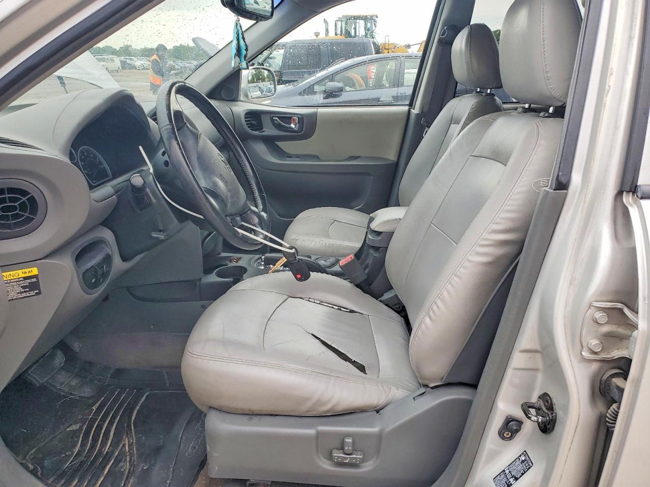 2005 Hyundai Santa Fe Gls Silver vin: KM8SC13E15U858358