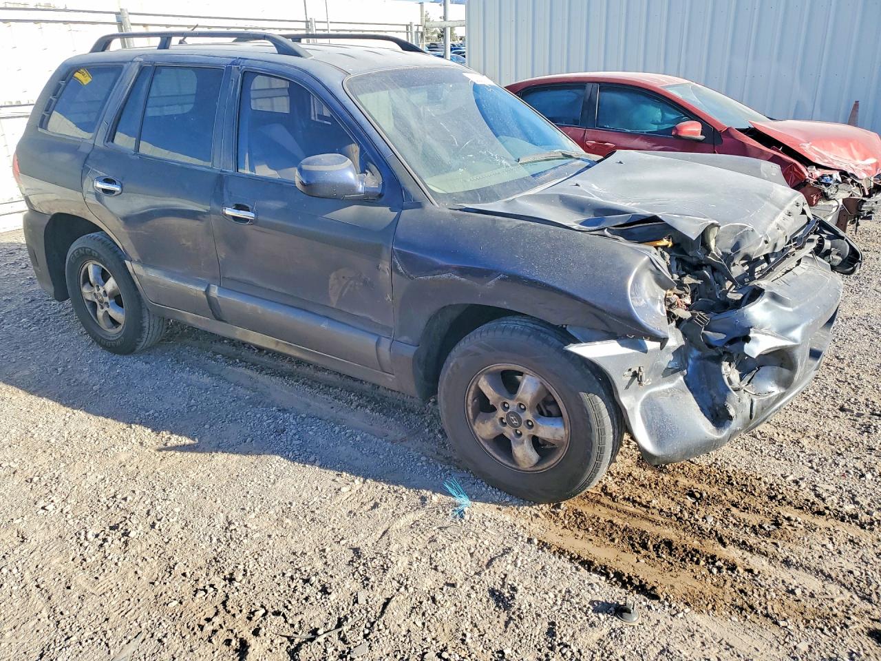 2005 Hyundai Sante Fe Black vin: KM8SC13E15U921538