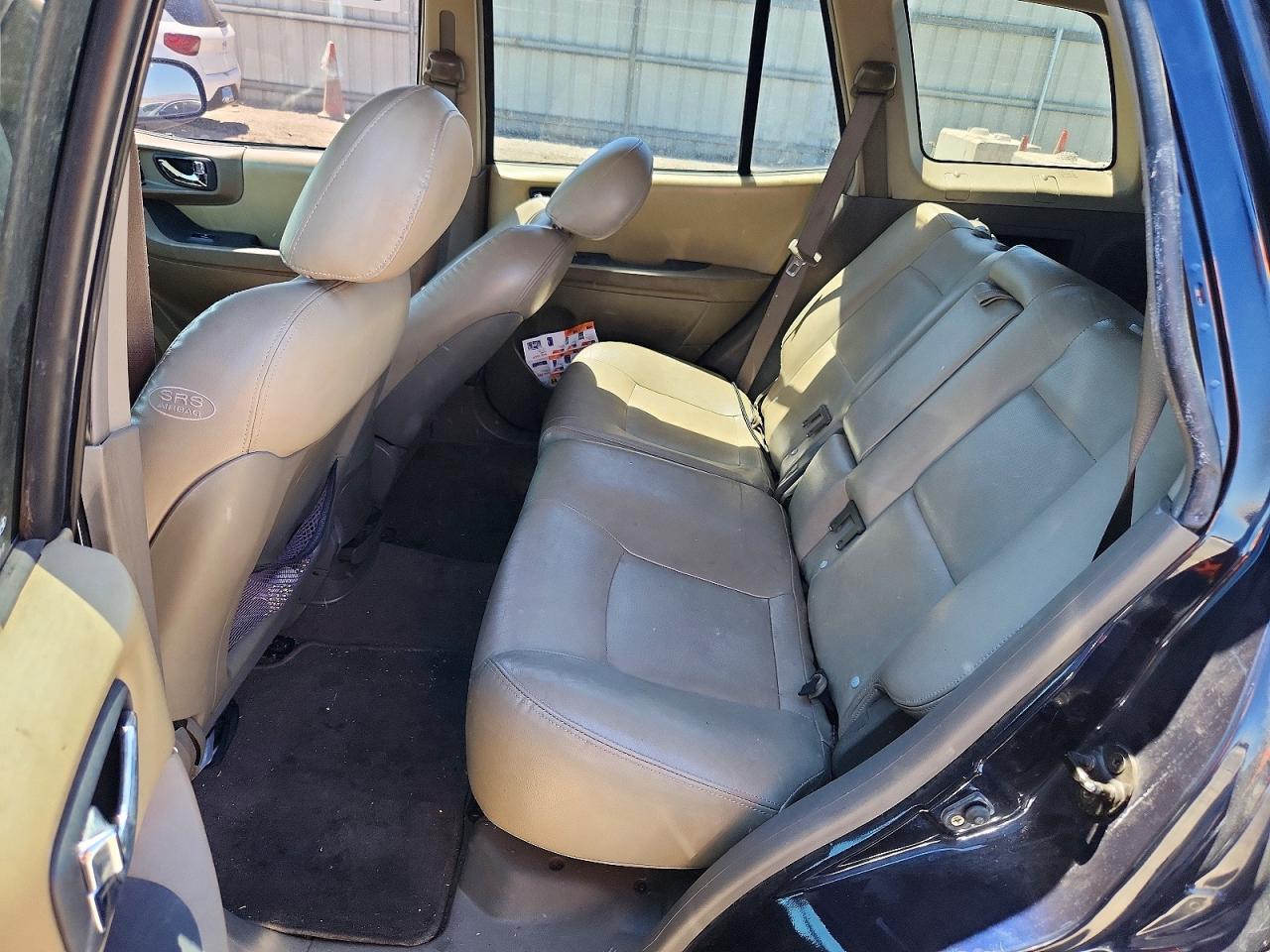 2005 Hyundai Sante Fe Black vin: KM8SC13E15U921538