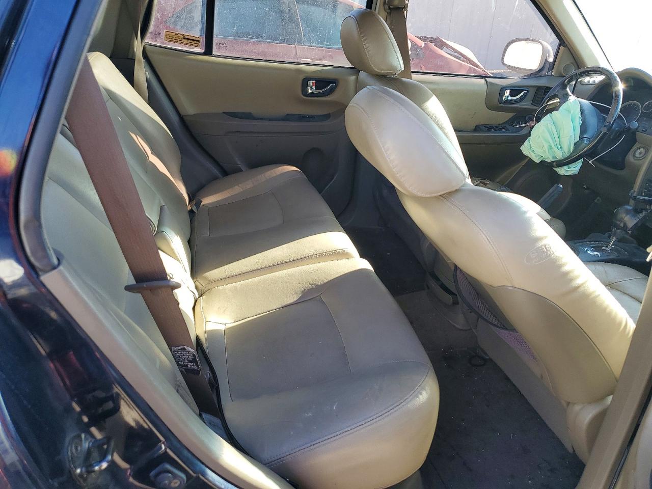 2005 Hyundai Sante Fe Black vin: KM8SC13E15U921538