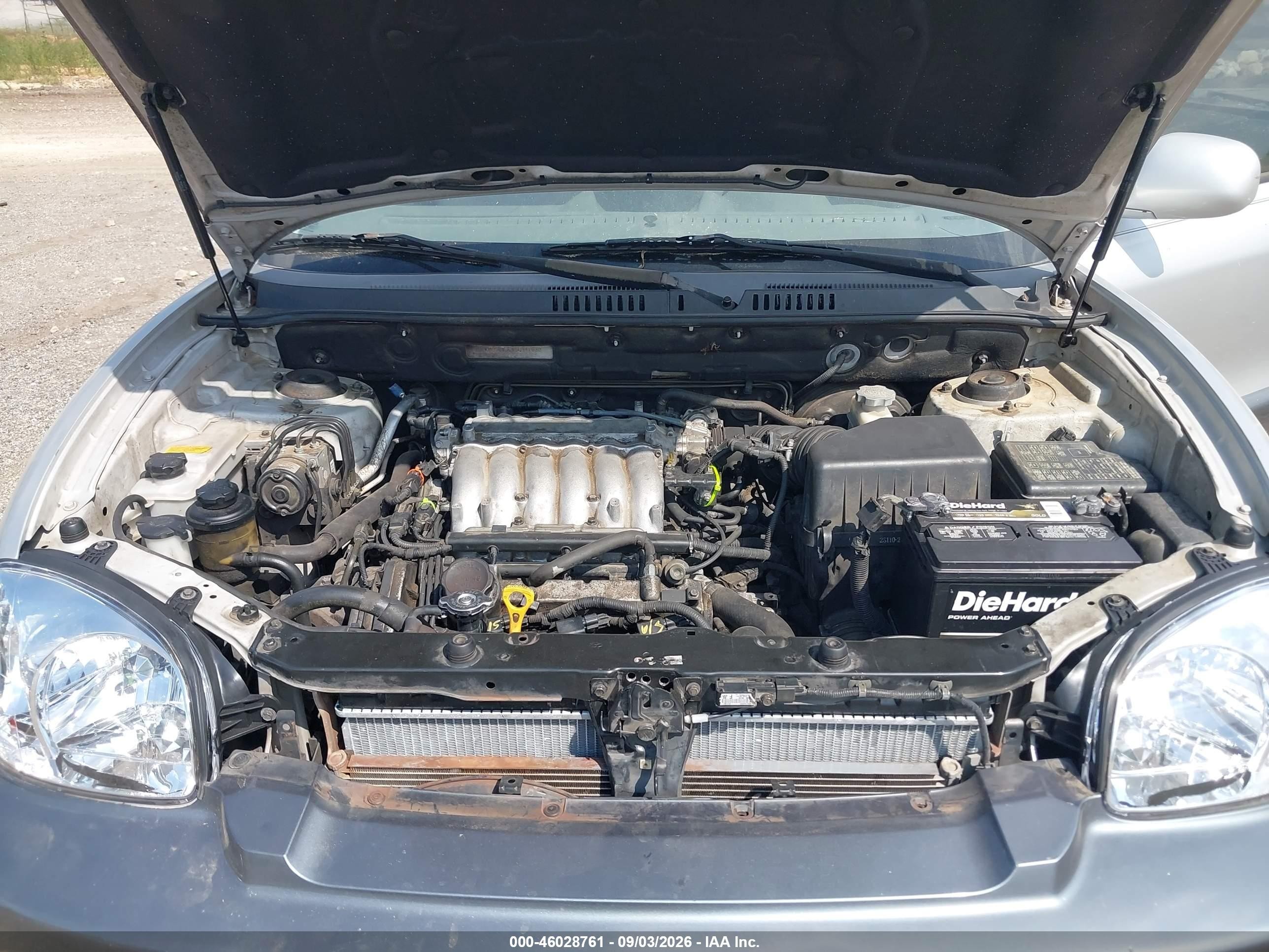 2005 Hyundai Santa Fe Gls/lx Silver vin: KM8SC13E15U941630