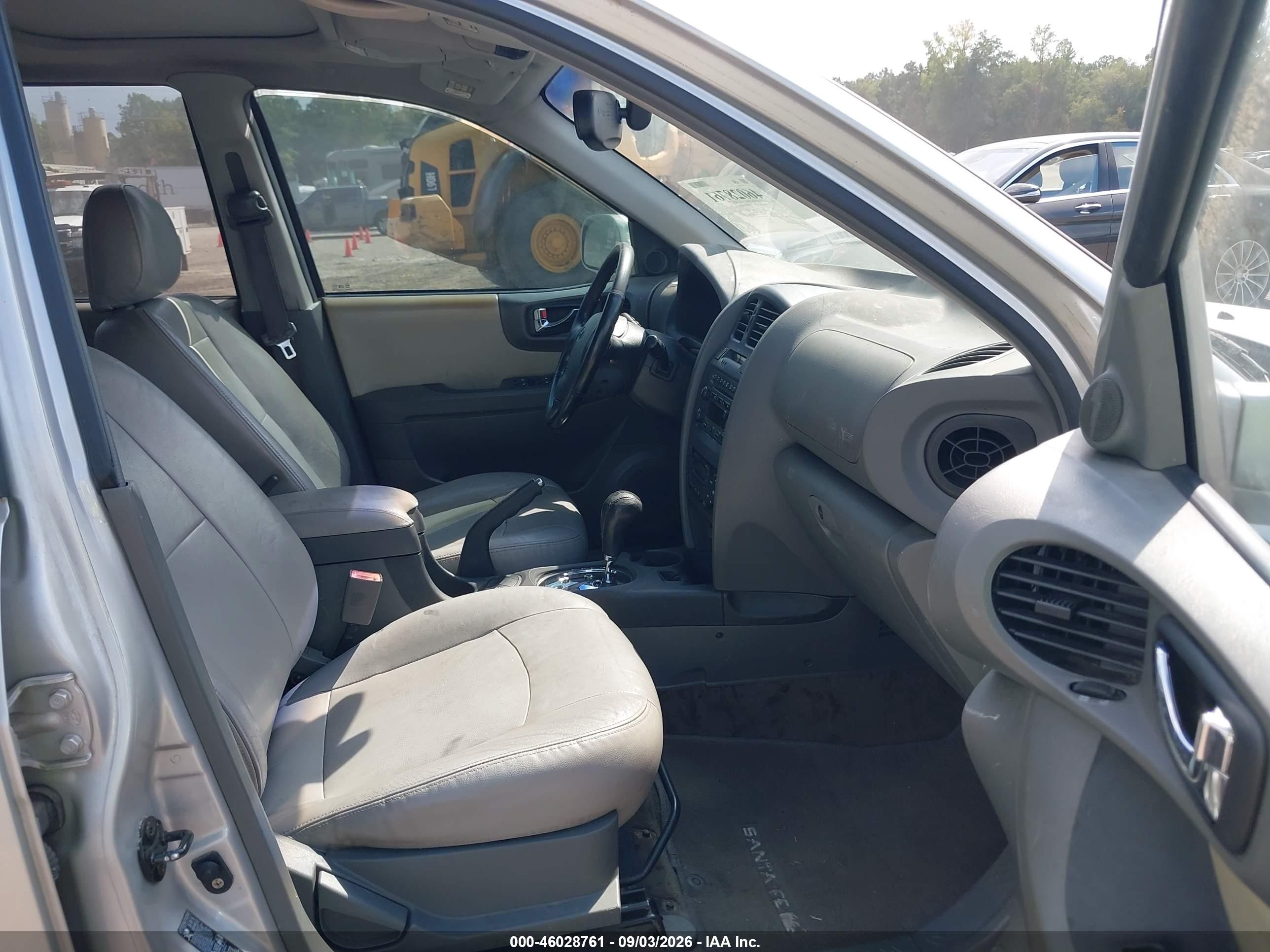 2005 Hyundai Santa Fe Gls/lx Silver vin: KM8SC13E15U941630