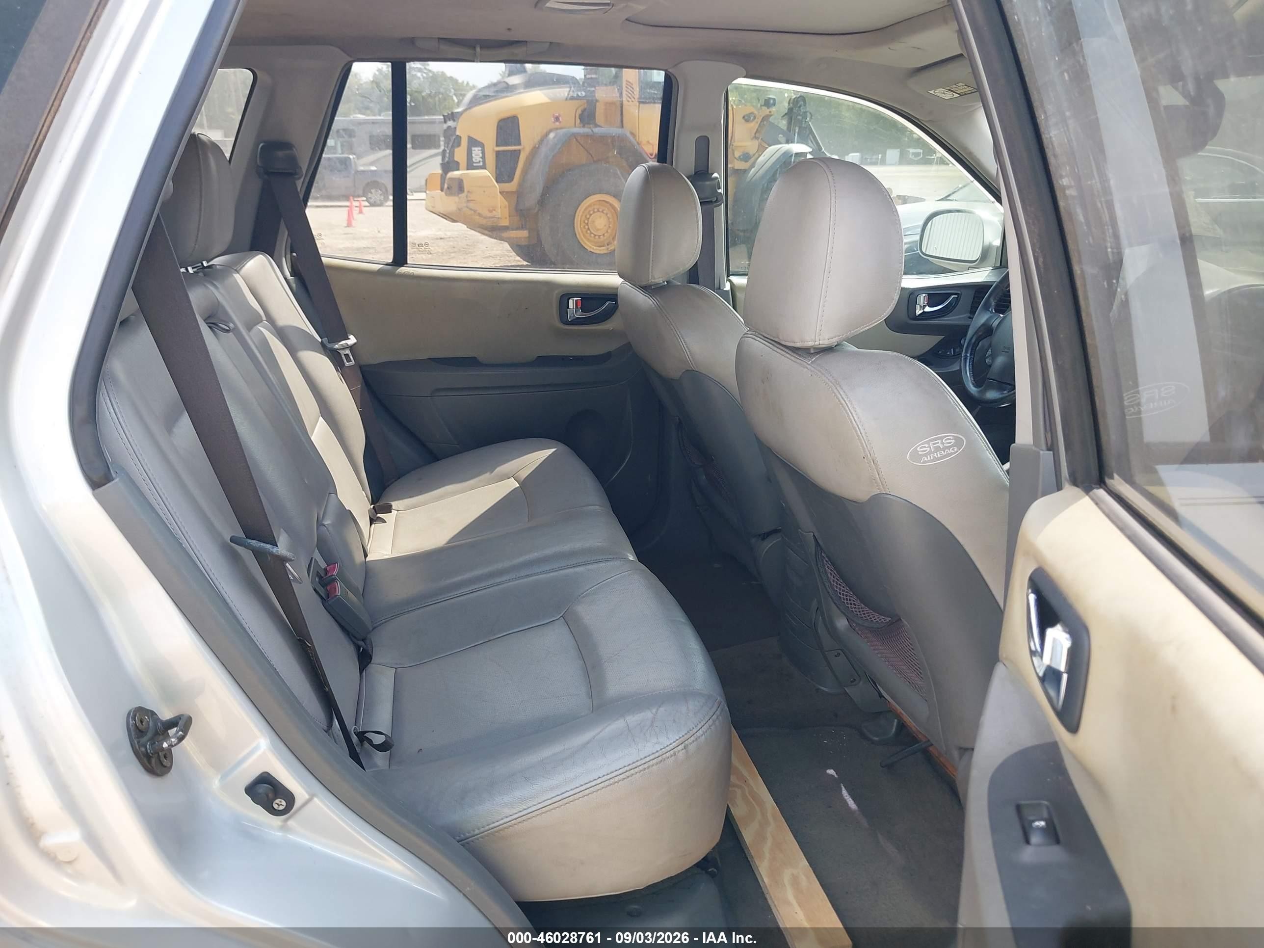 2005 Hyundai Santa Fe Gls/lx Silver vin: KM8SC13E15U941630