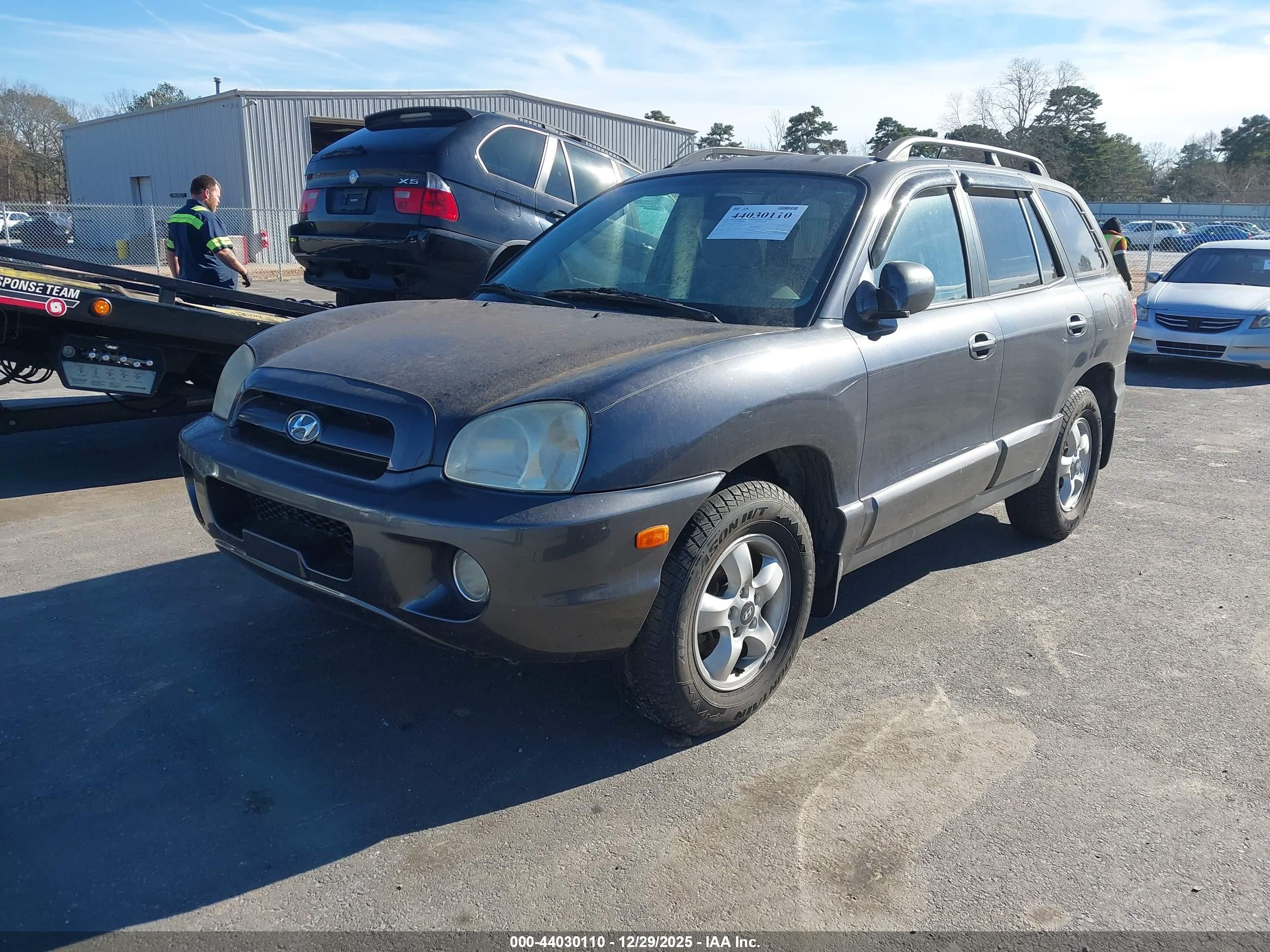 2006 Hyundai Santa Fe Gls/limited Gray vin: KM8SC13E16U039786