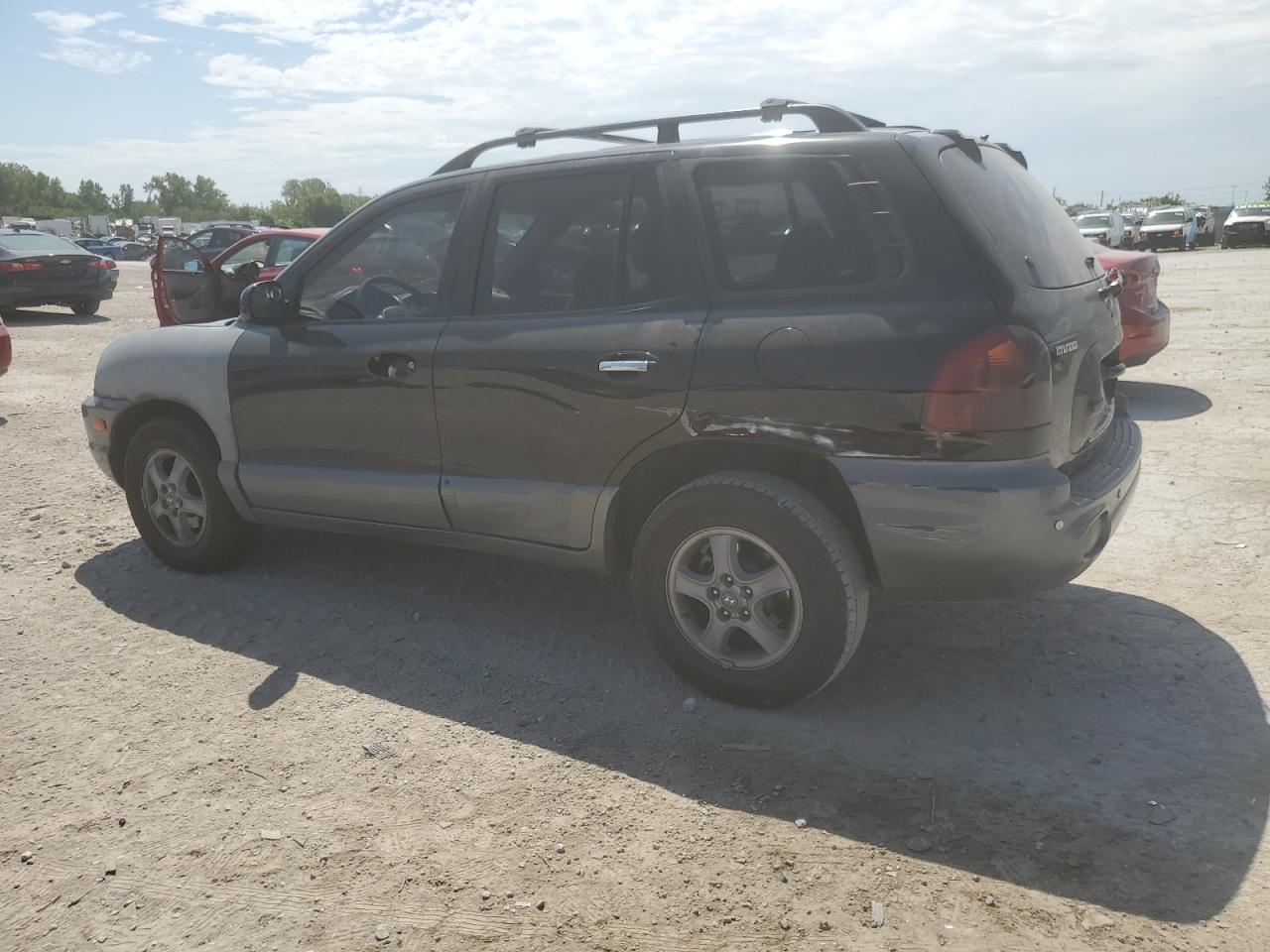 2004 Hyundai Santa Fe Gls Черный vin: KM8SC13E24U667076